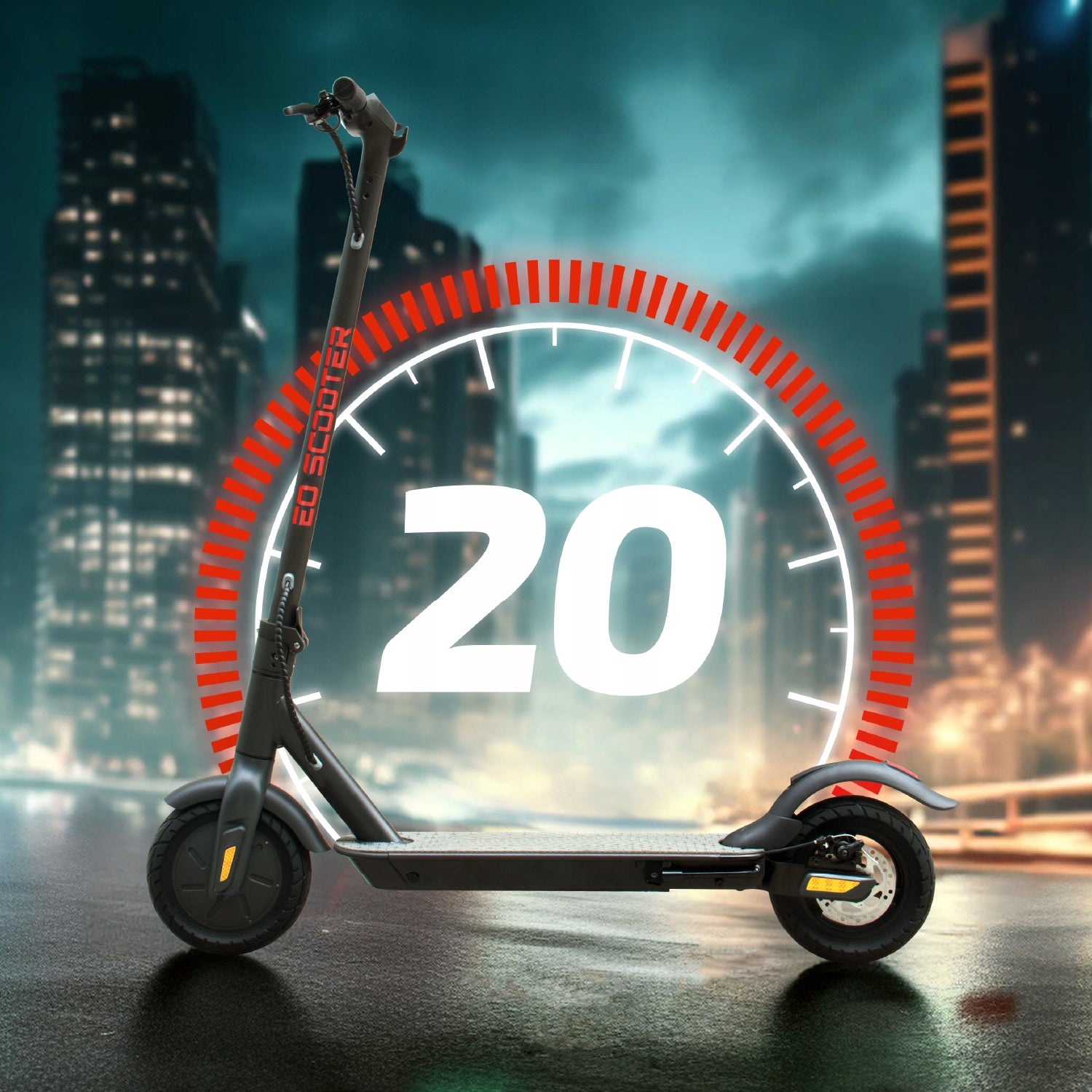 Electric scooter EO STREET 20 km/h APPLICATION range 30km cruise control Brand EOSCOOTER