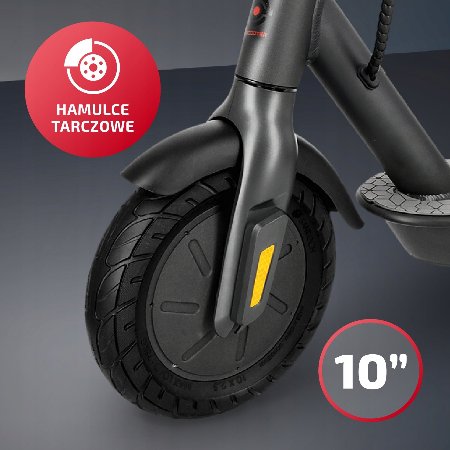 Electric scooter EO STREET 20 km/h APPLICATION range 30km cruise control Color black