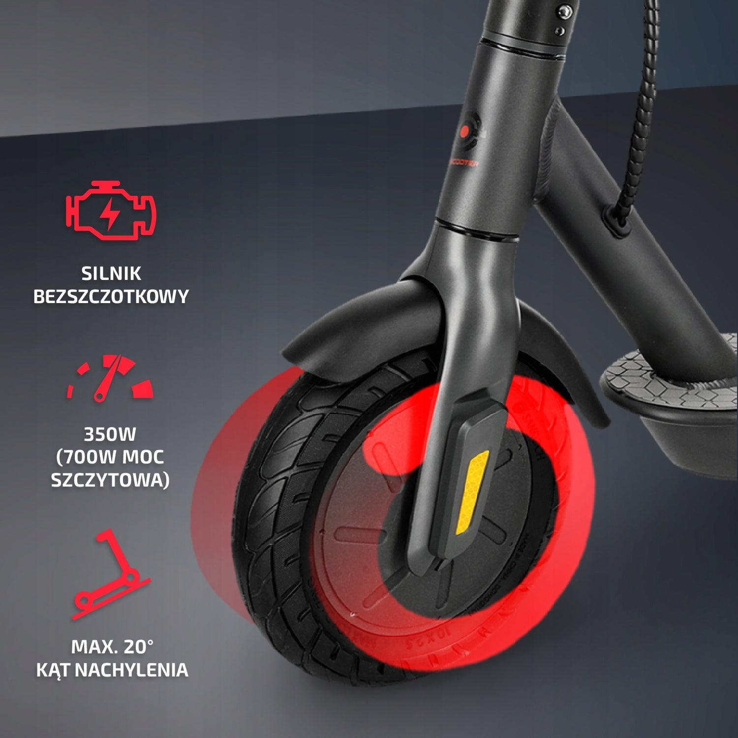Electric scooter EO STREET 20 km/h APPLICATION range 30km cruise control Manufacturer code EOSTREET