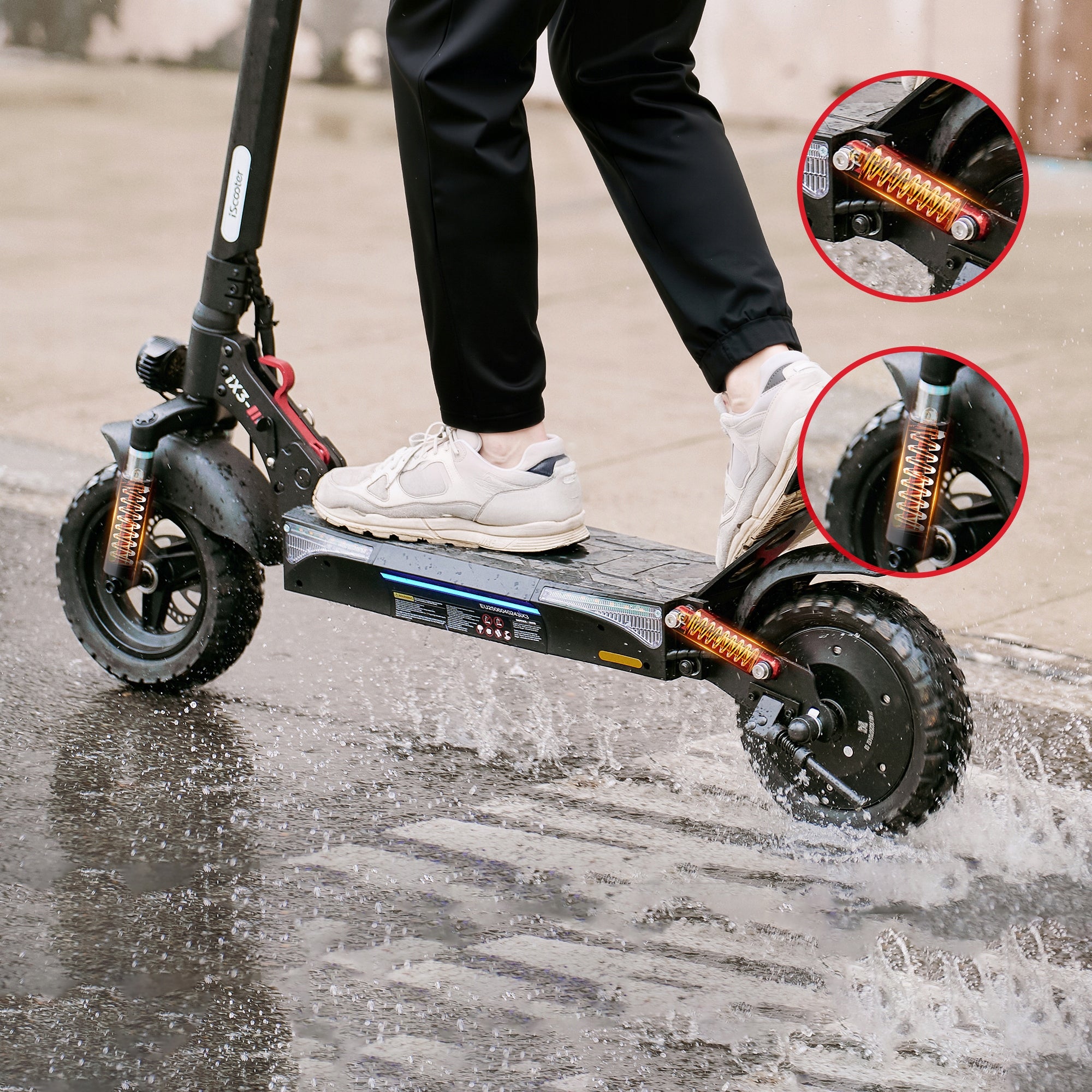 Electric scooter Iscooter ix3 Electric scooter well 800 W Manufacturer code ix3 Hulajnoga elektryczna well