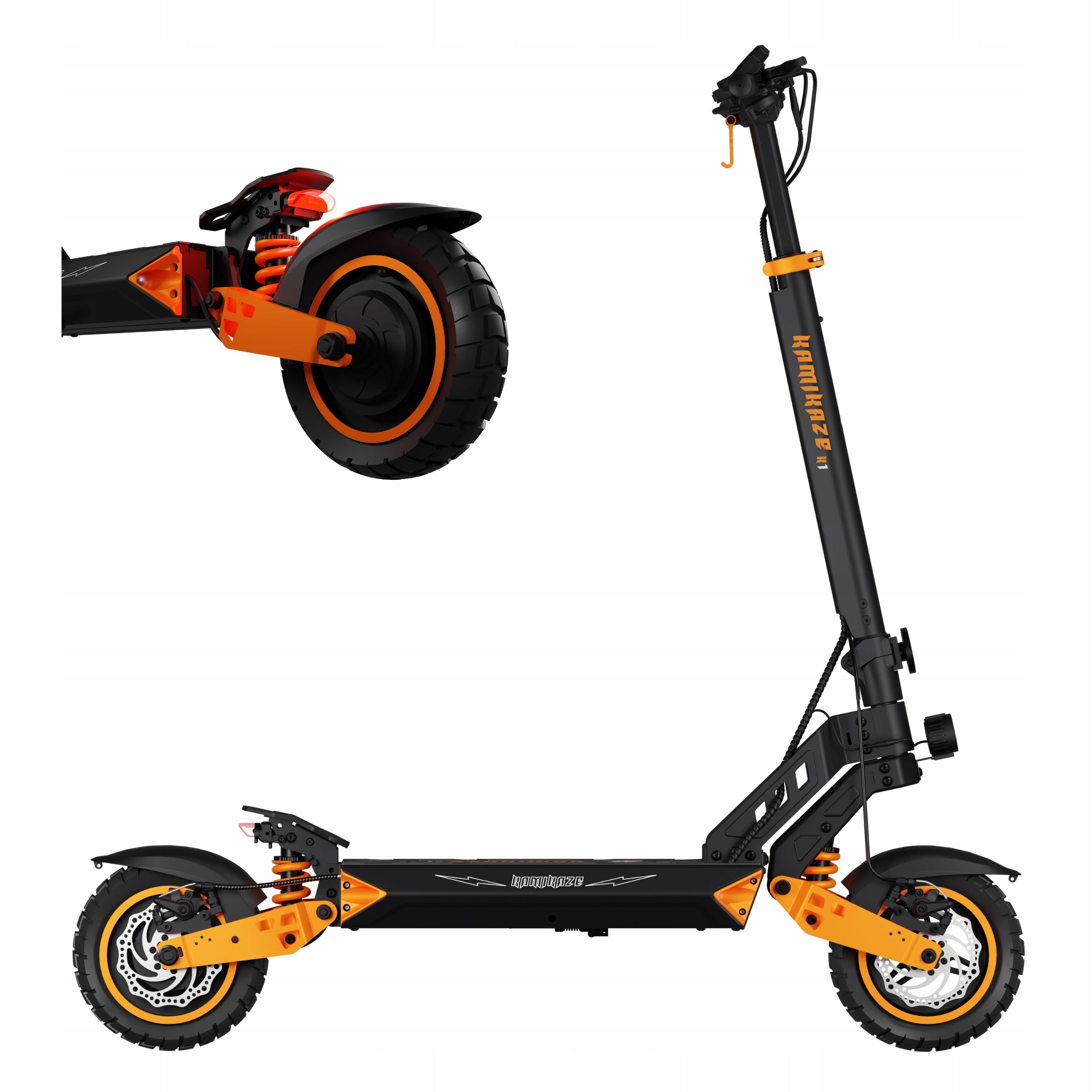 Electric scooter Kamikaze K1 1200W range 60 km speed up to 20 km/h
