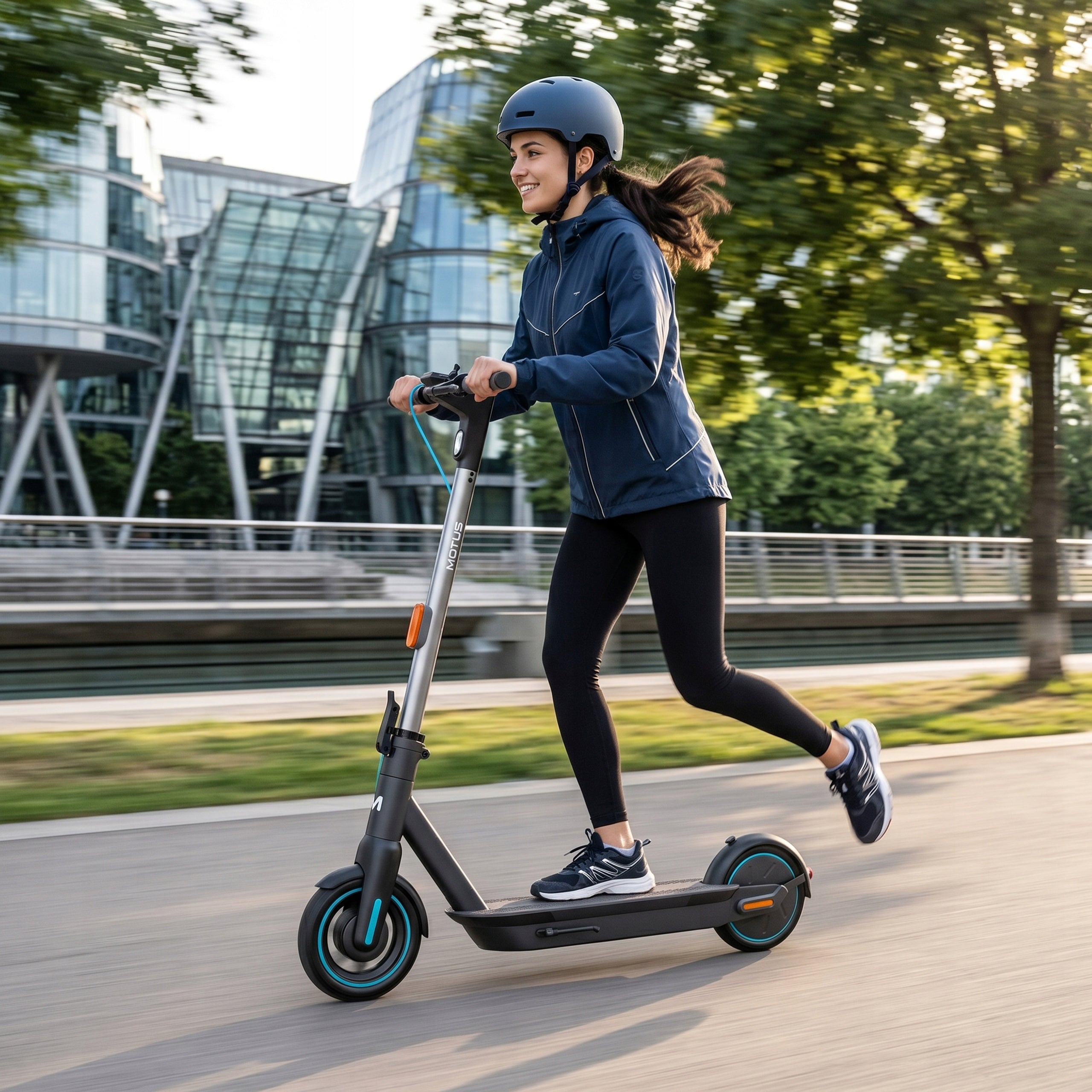 Electric scooter Motus Scooty 10 Long Way W 20 km/h 15Ah LCD 350W Weight 17.8 kg