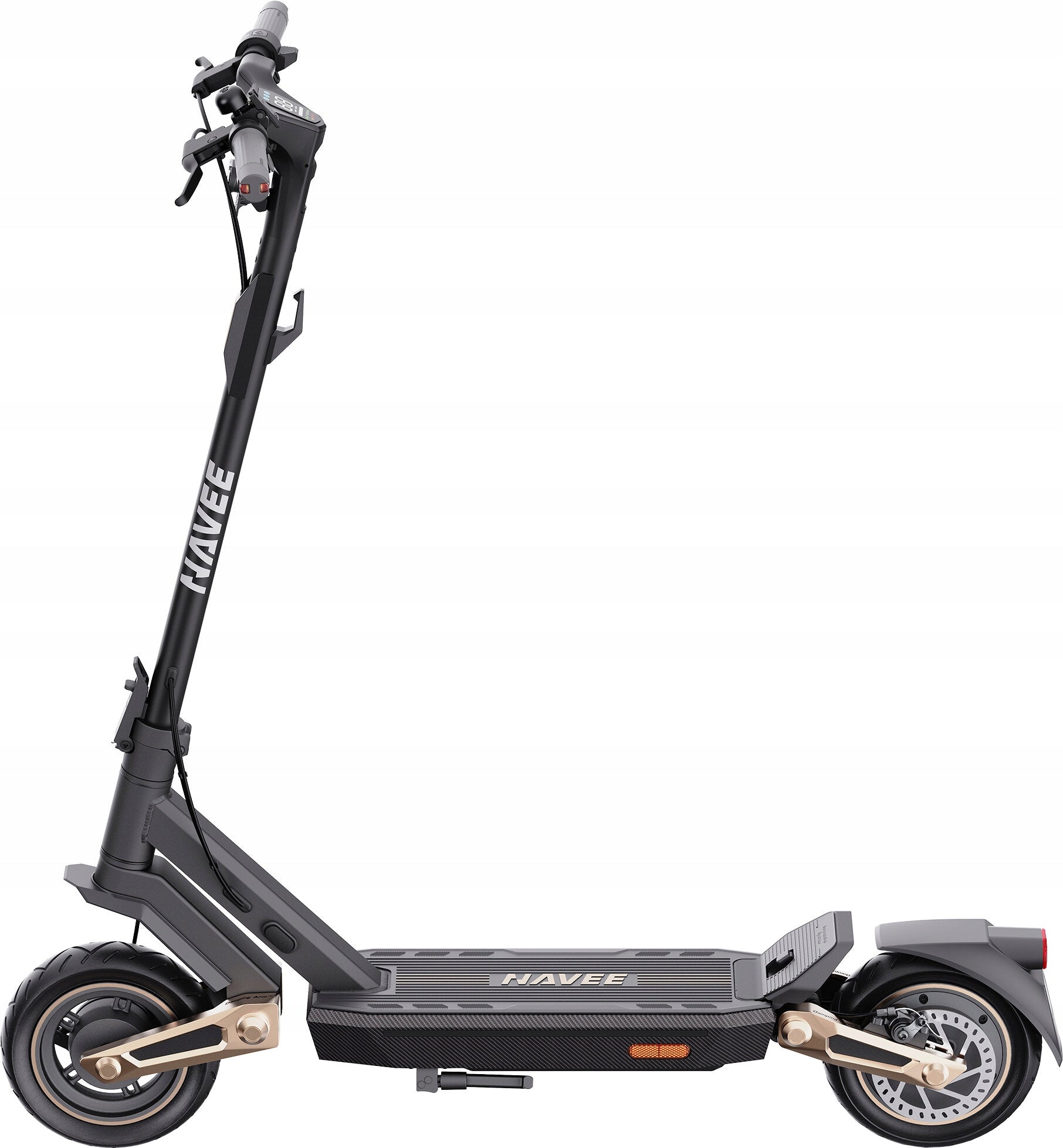 Electric scooter NAVEE ST3 SE 60 km 1000W Shock absorption 10" Grey Additional features water resistance lighting Bluetooth kickstand foldable