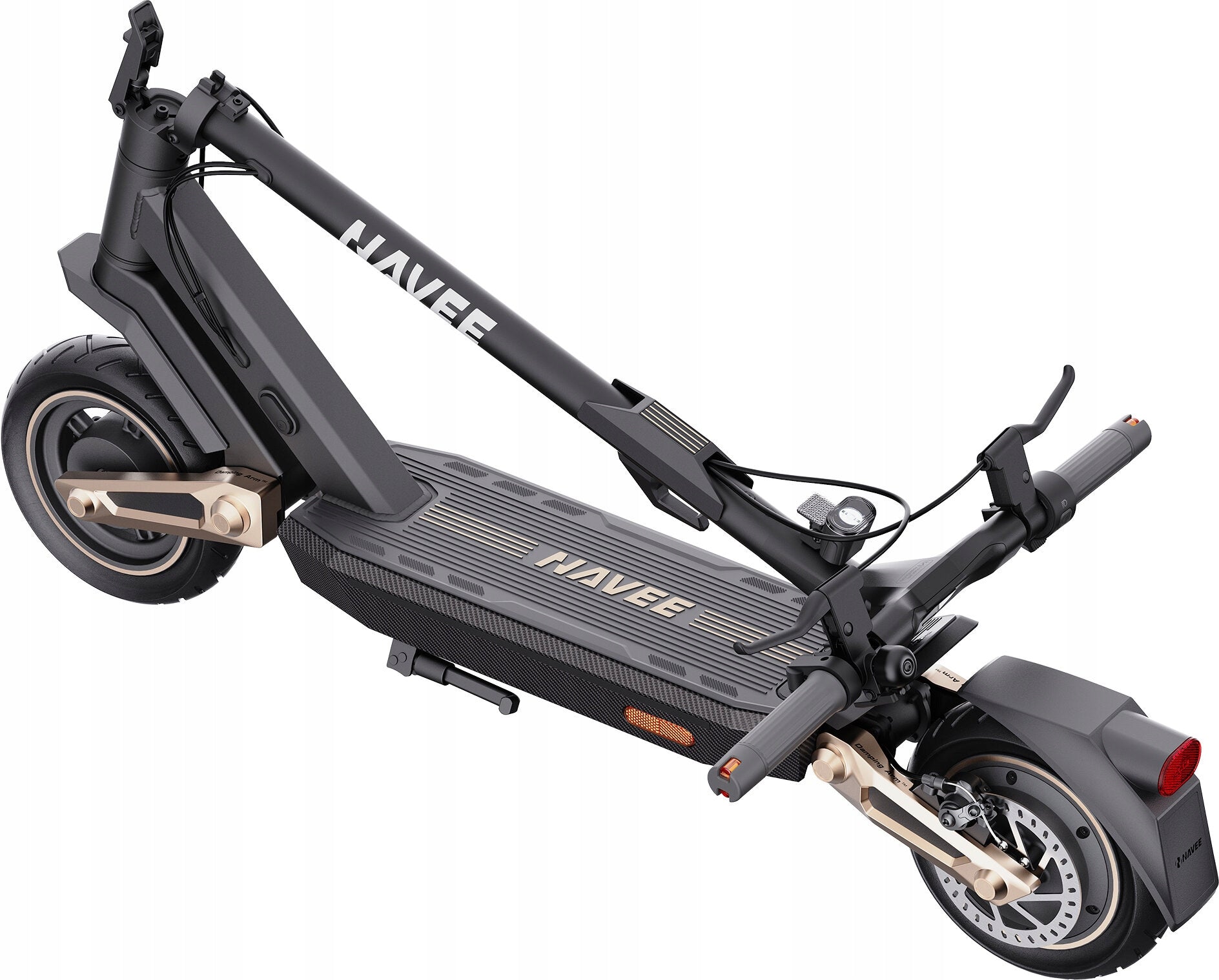 Electric scooter NAVEE ST3 SE 60 km 1000W Shock absorption 10" Grey Shock absorption front and rear