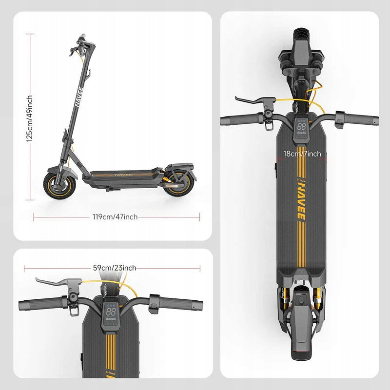 Electric scooter Navee GT3 Pro (IT) 400 W 60 km range Range 60 km