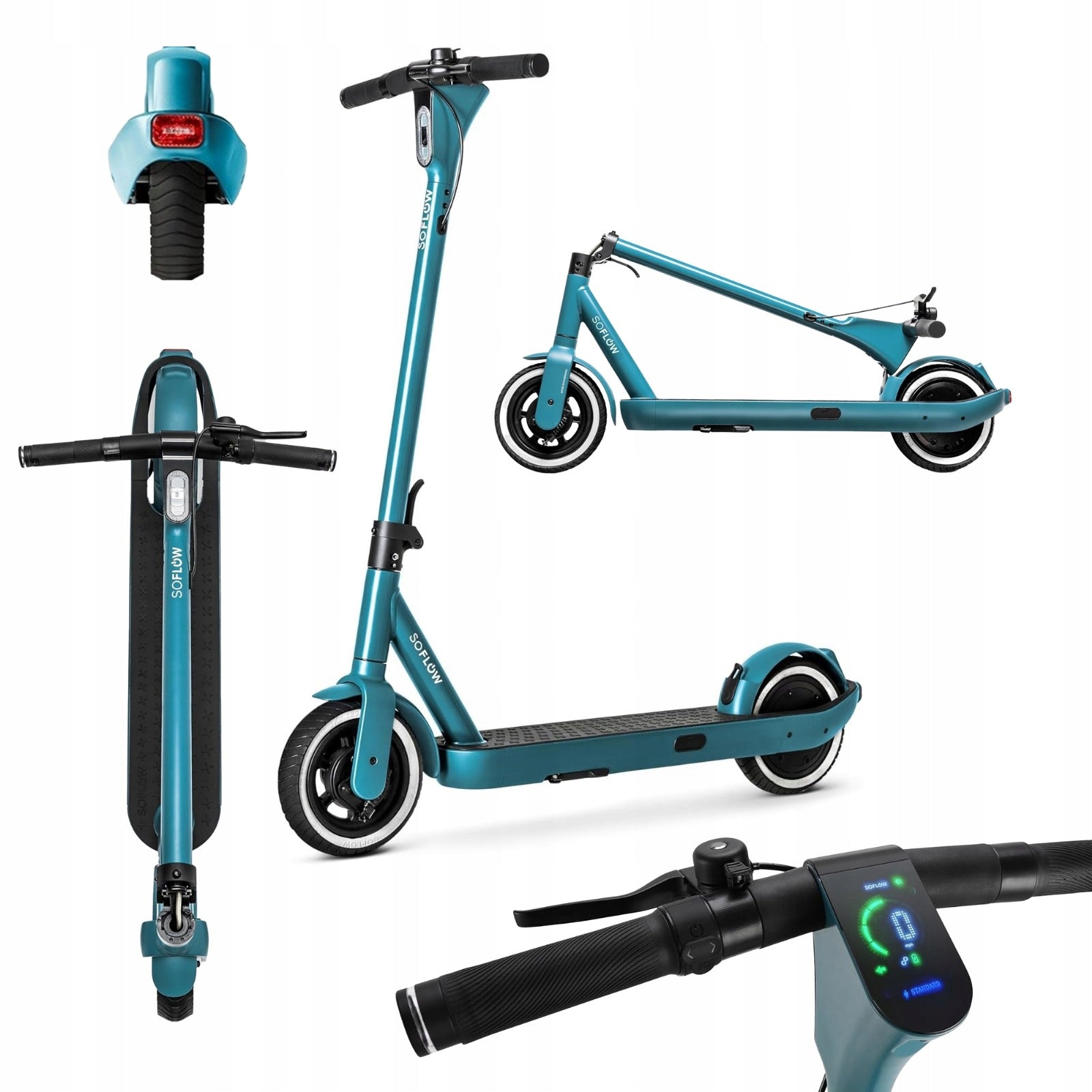 Electric scooter SoFlow SO ONE+ E-Scooter 500W 40km 7,8 Ah blue