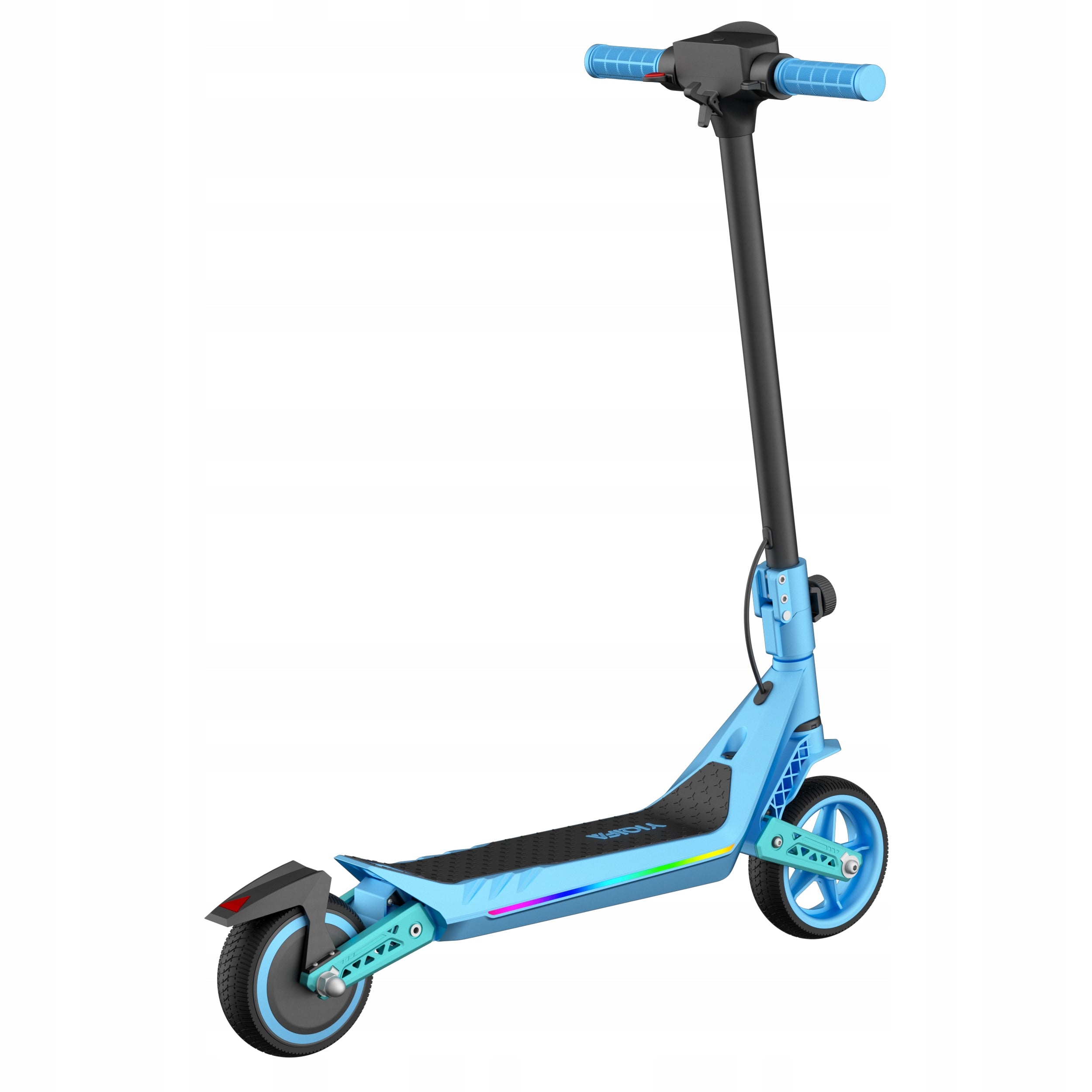 Electric scooter blue LED folding 2 wheels 130 W 16 km/h Brand YIQIFA