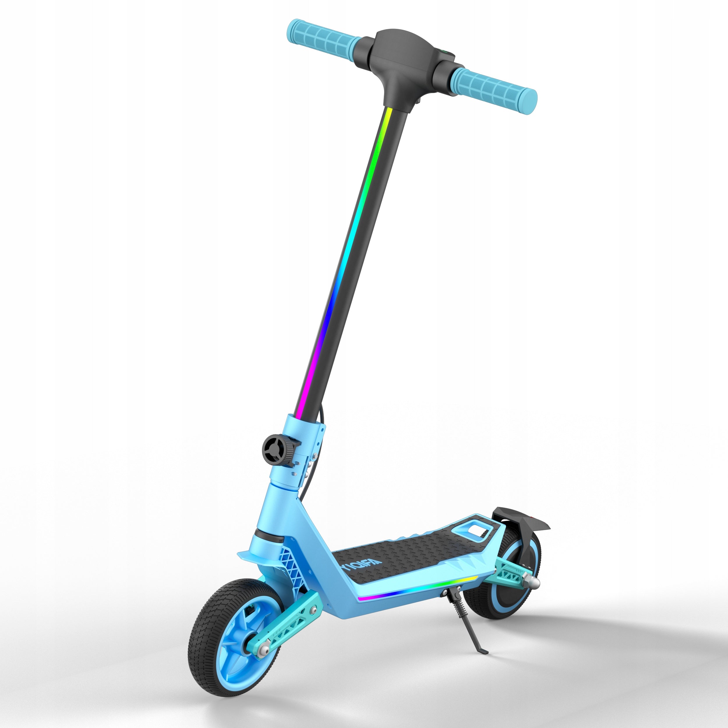 Electric scooter blue LED folding 2 wheels 130 W 16 km/h Manufacturer code Yiqifa U8
