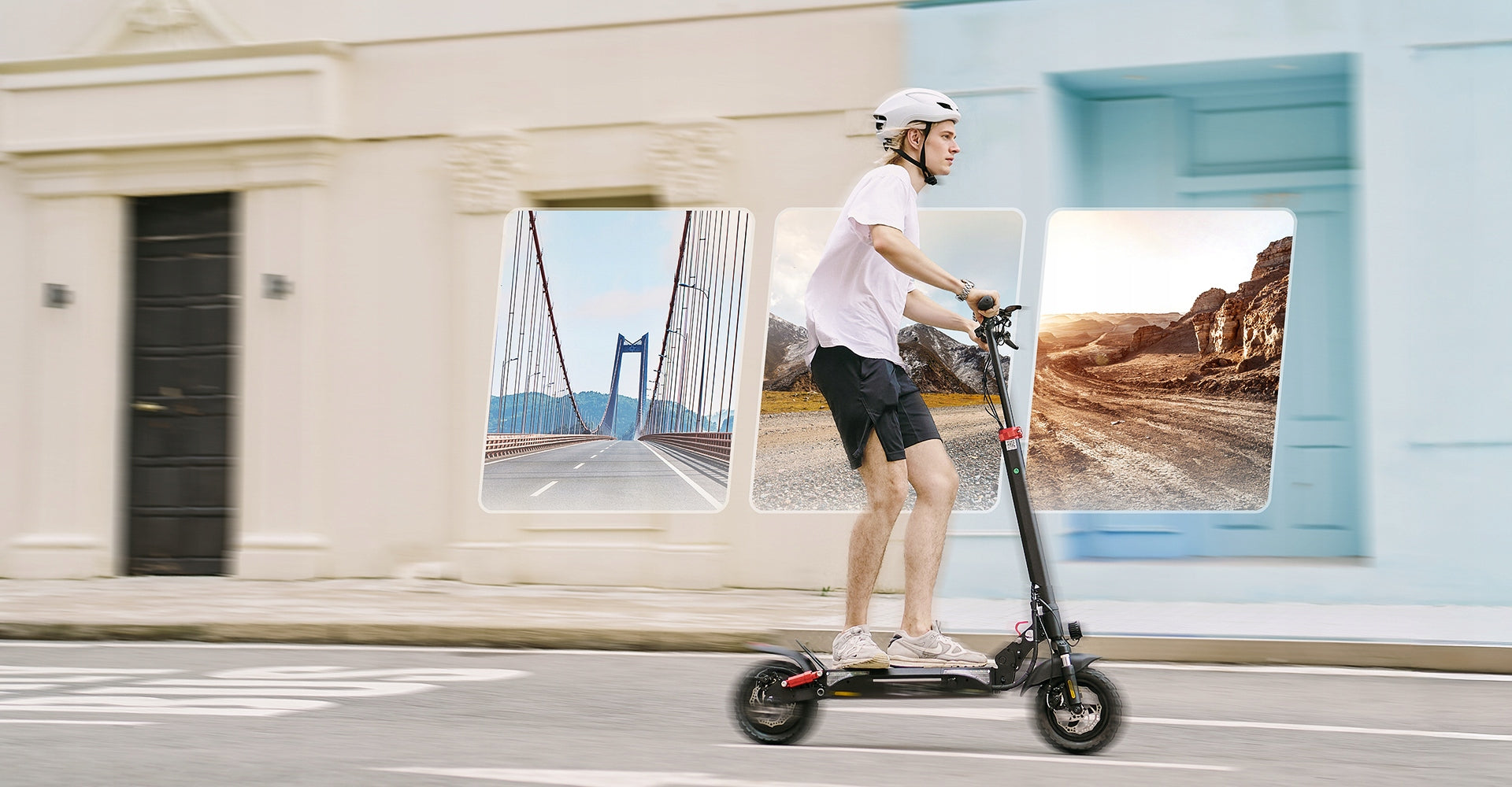Electric scooter folding iScooter iX3 30-40km 800W off-road tires PL Manufacturer code Hulajnoga elektryczna składana