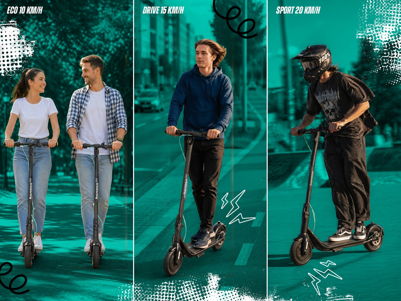 Electric scooter for adults foldable NEVIQ 500W Large RANGE 38km Engine power 500 W