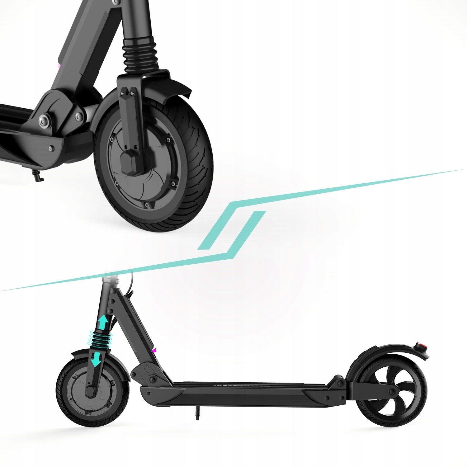 Electric scooter lightweight folding 3speed shock absorption front back black Manufacturer code HULAJNOGA ELEKTRYCZNA DUŻY ZASIĘG 25 KM