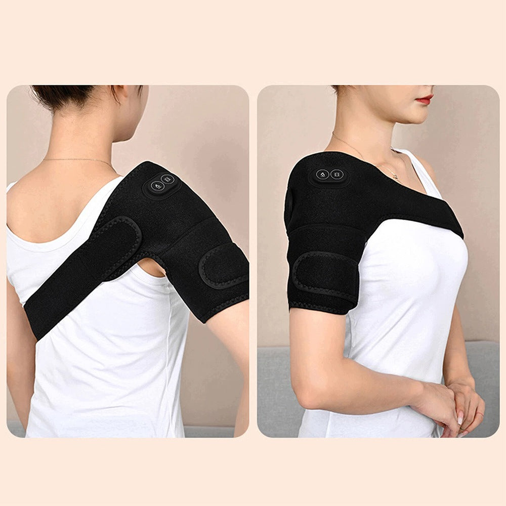 Electric shoulder massager with heat and vibration function, relieving shoulder pain Brand no brand