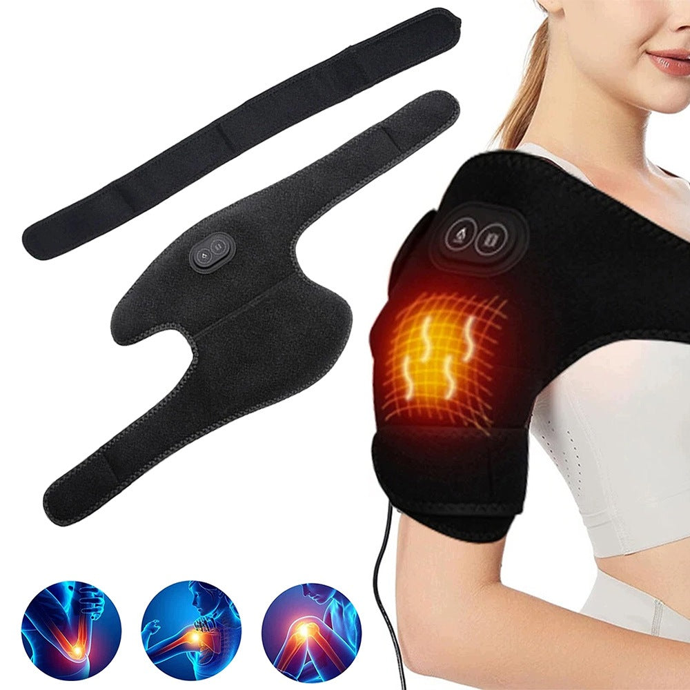 Electric shoulder massager with heat and vibration function, relieving shoulder pain Kind body