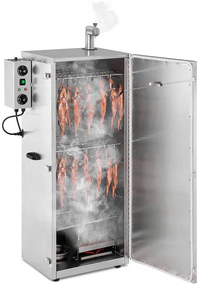 Electric smoker / stainless steel 1000W / 147l / 8 grates / 10012167 Customs tariff code 73218900
