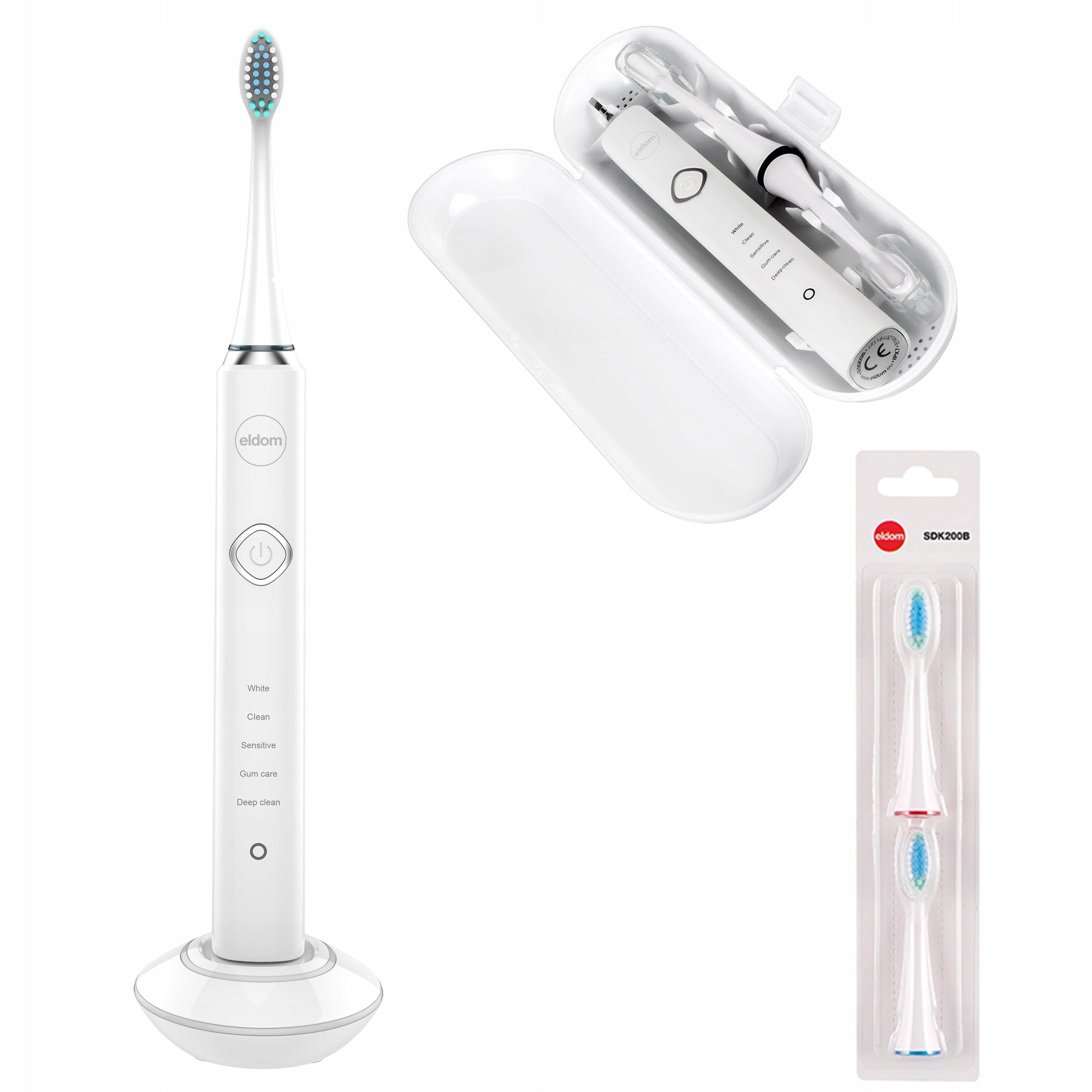 Electric sonic toothbrush ELDOM SD200B Manufacturer code ELDOM