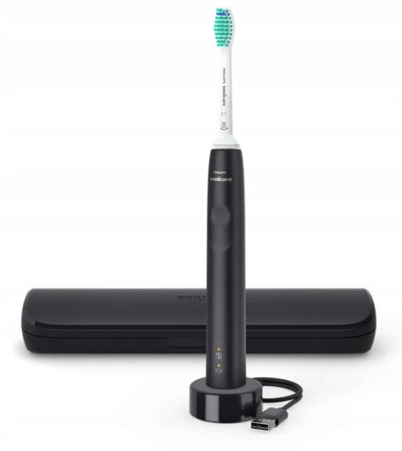 Electric sonic toothbrush Philips Sonicare HX 3673/14 black +etui Manufacturer code HX3673/14