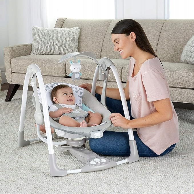 Electric swing Ingenuity ConvertMe 2in1 Raylan vibration Length 75 cm