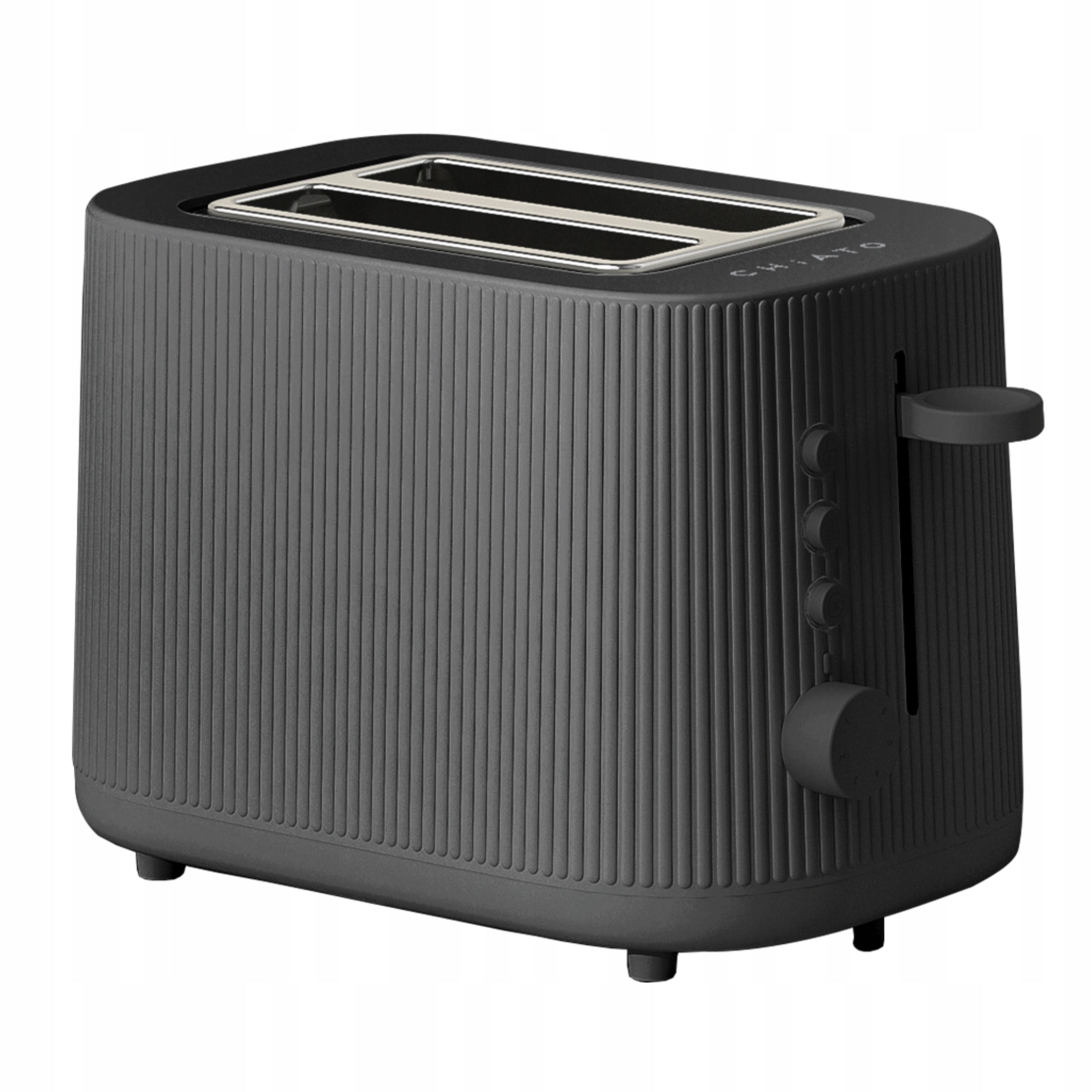 Electric toaster for two slices CHiATO toastPLAY Groove – black