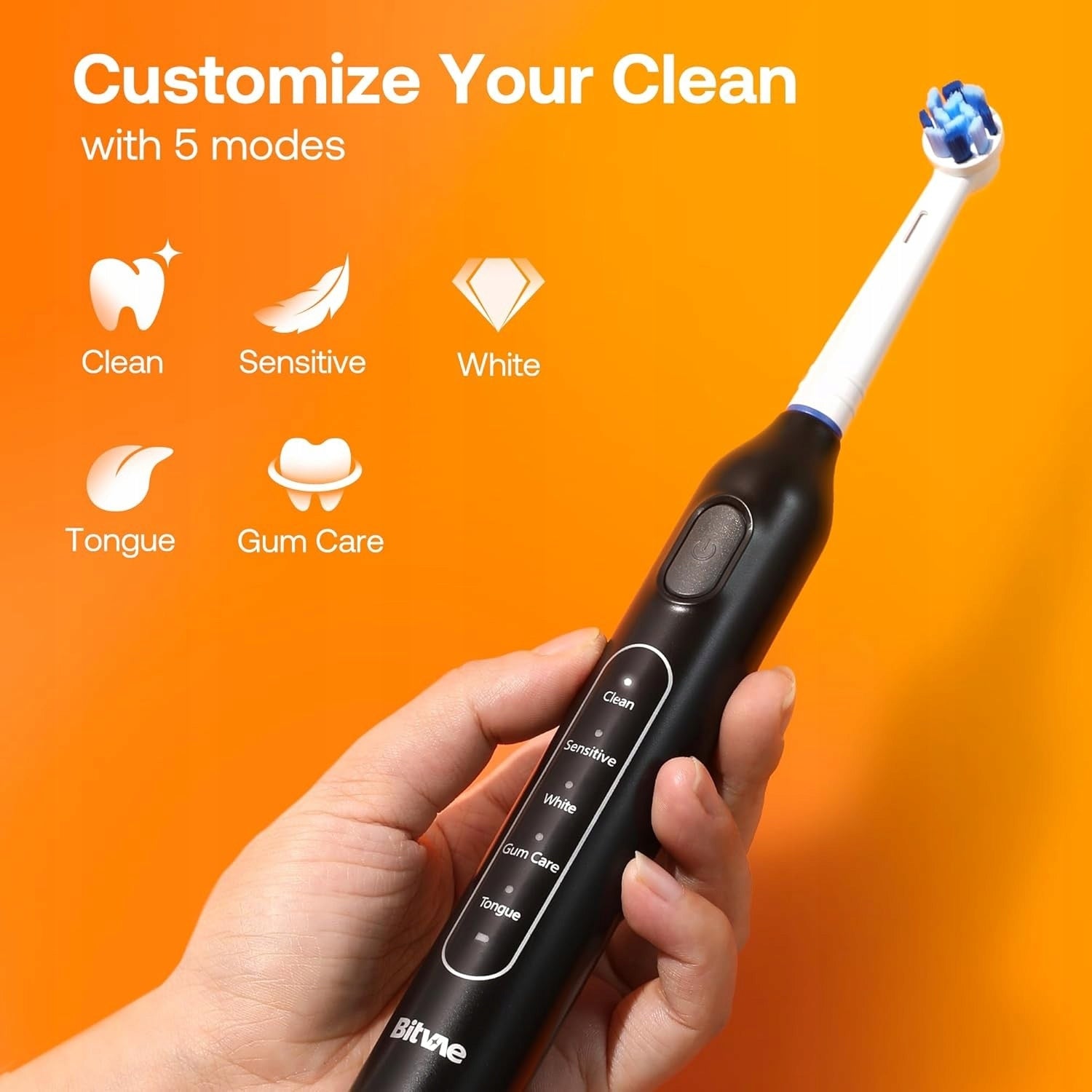 Electric toothbrush Bitvae R1 black Dominant color black