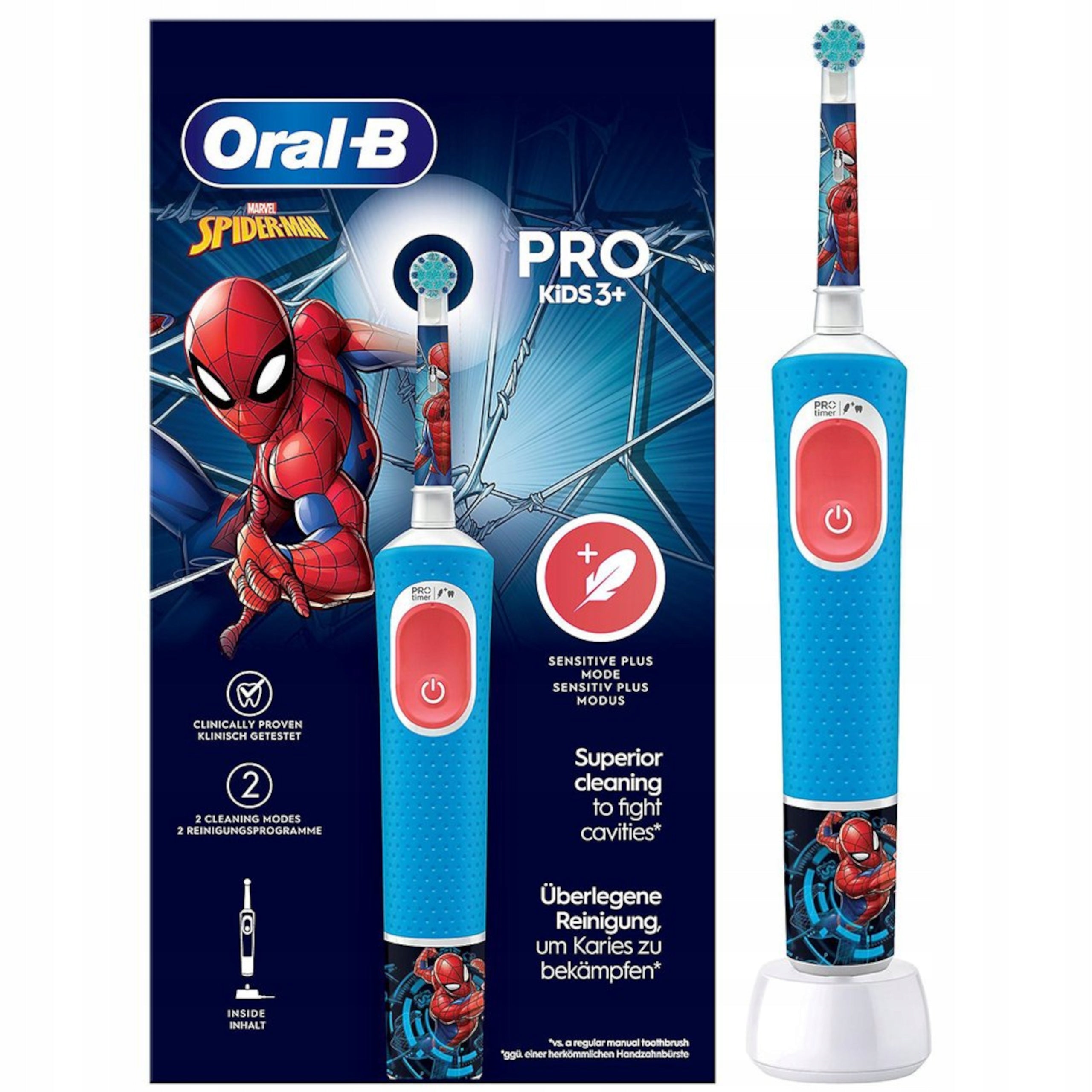 Electric toothbrush Oral-B PRO Kids 3+ Spider-Man