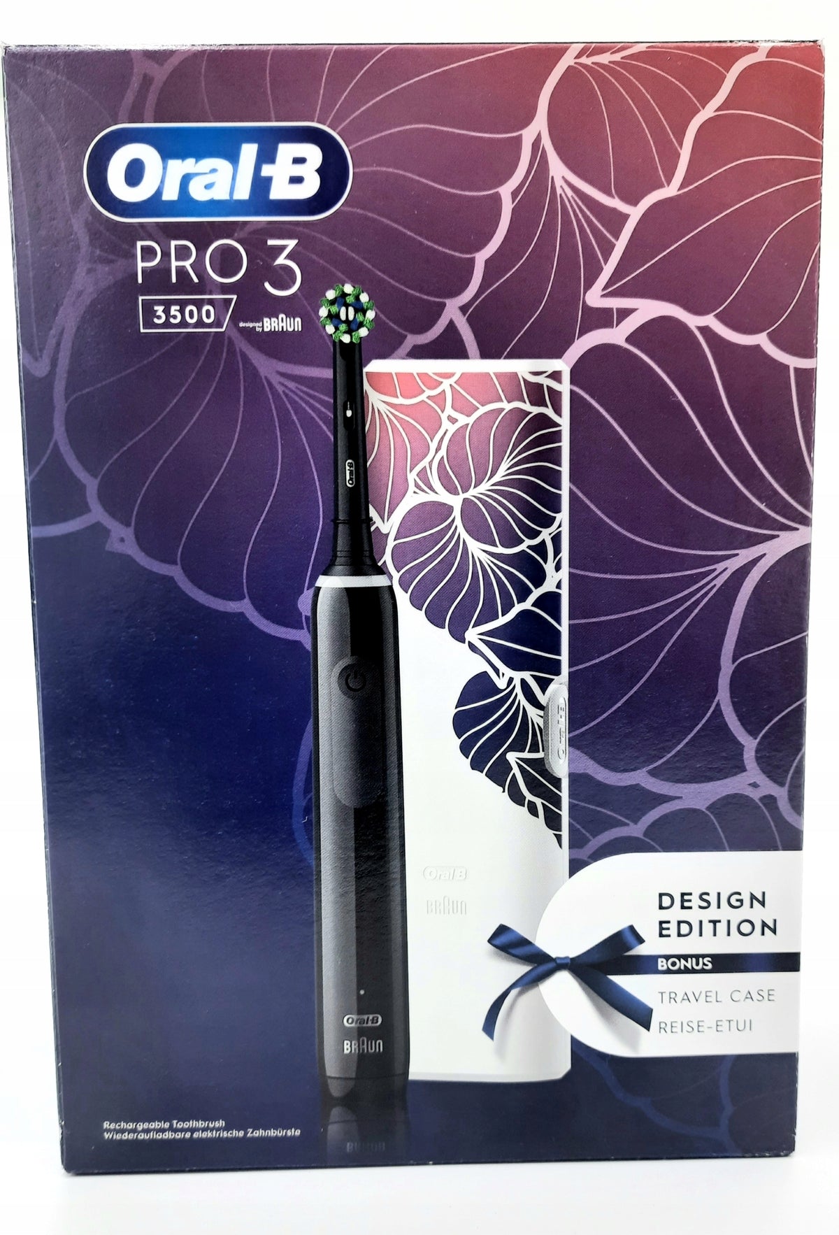 Electric toothbrush Oral-B Pro 3 3500 black + case