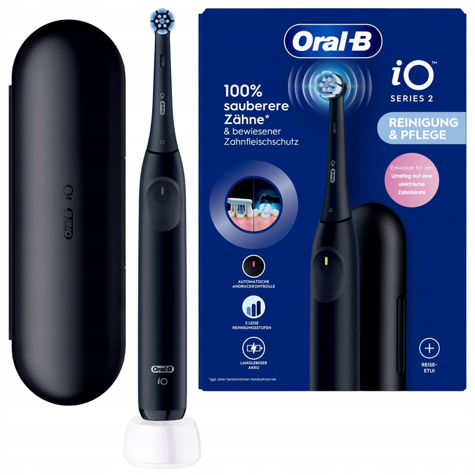 Electric toothbrush Oral-B iO 2 magnetic case paste Oral-B