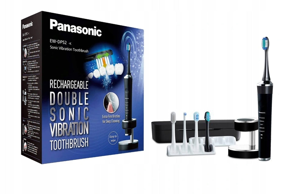 Electric toothbrush Panasonic EW-DP52-K803 up to 90 minutes. Cordless