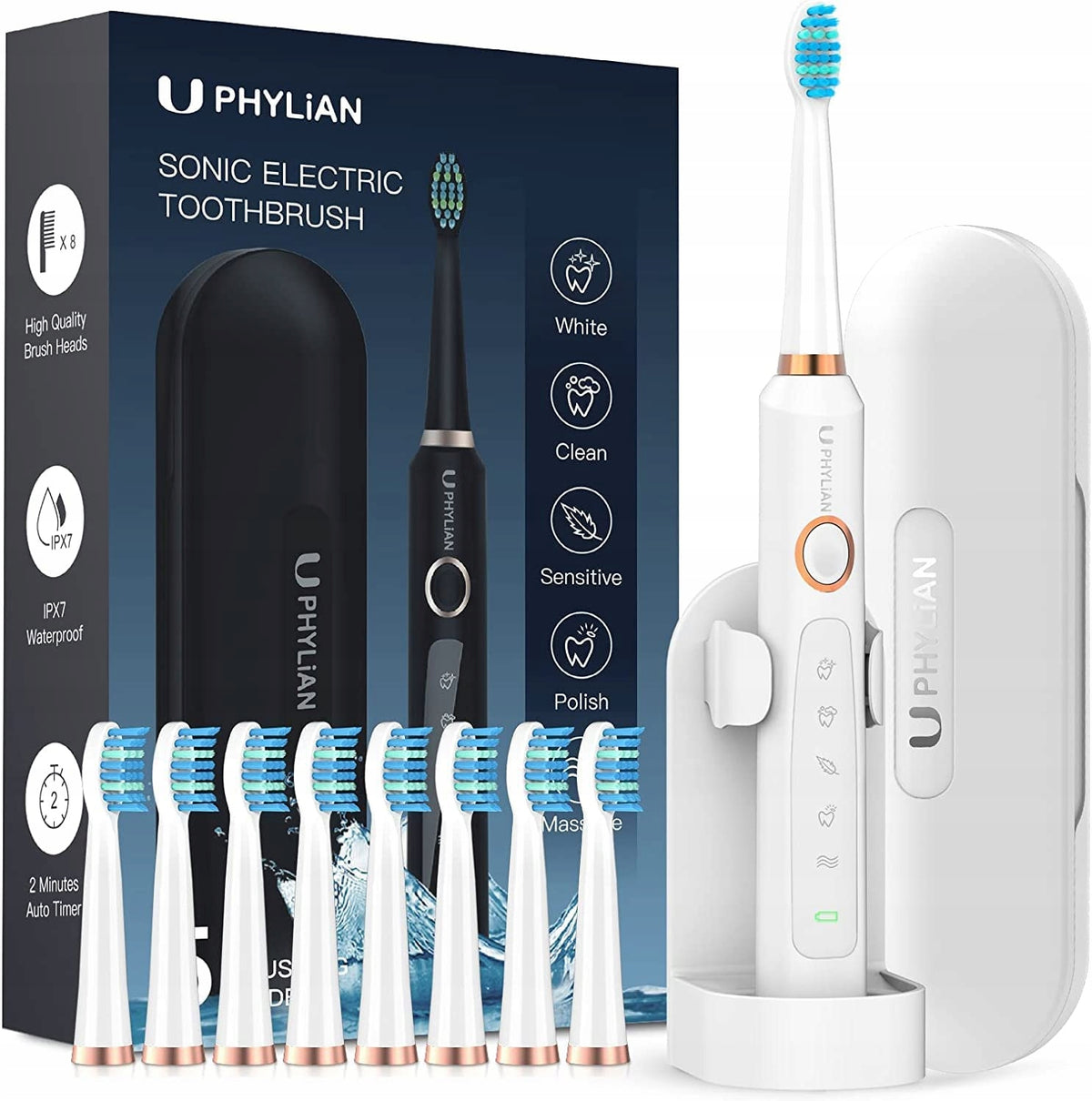 Electric toothbrush Phylian HH06008 white