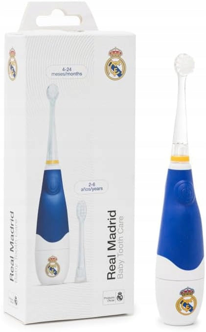 Electric toothbrush for children REAL MADRID licensed 2 tips
