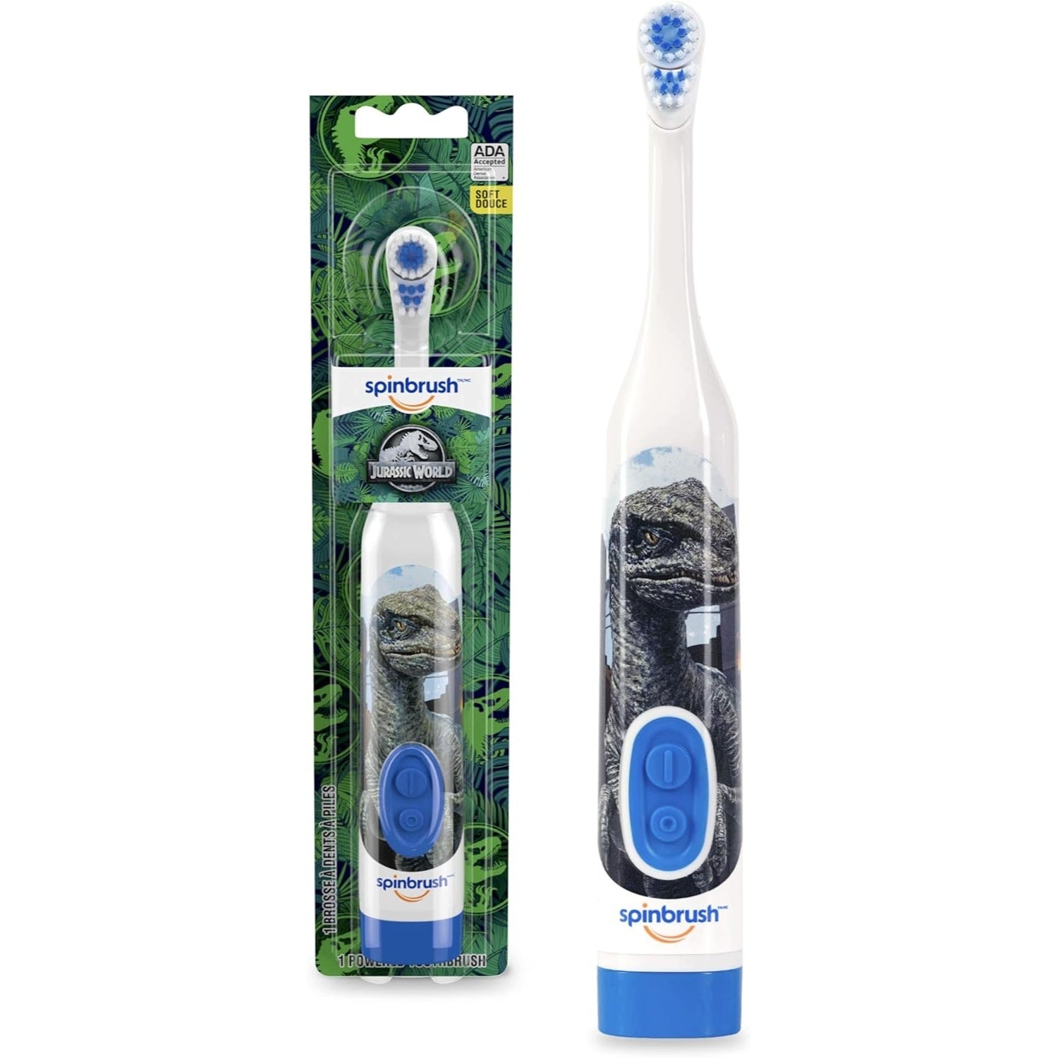Electric toothbrush for children Spinbrush Jurassic World 3400 rpm
