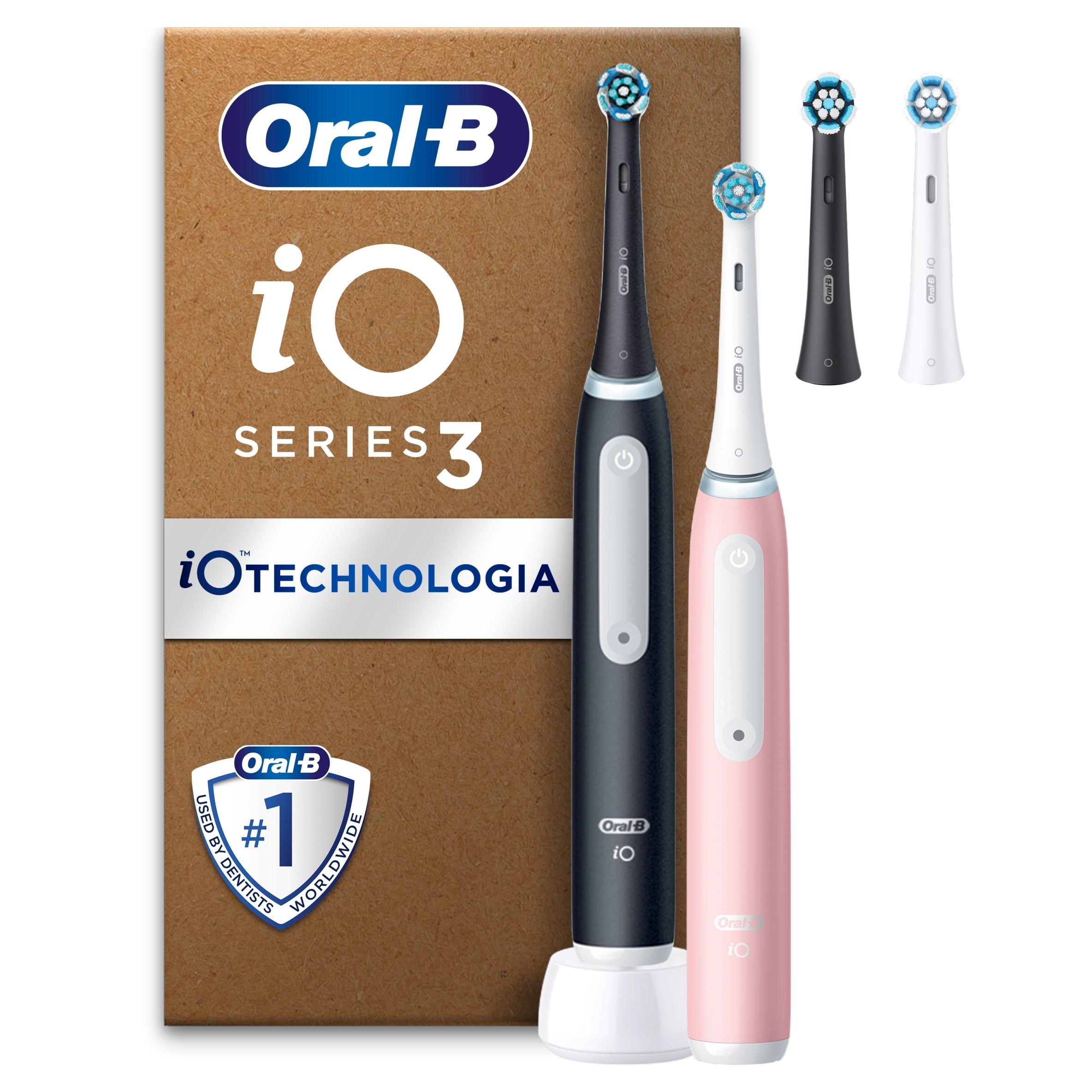 Electric toothbrushes Oral-B iO 3 two-pack black and pink Brand Oral-B