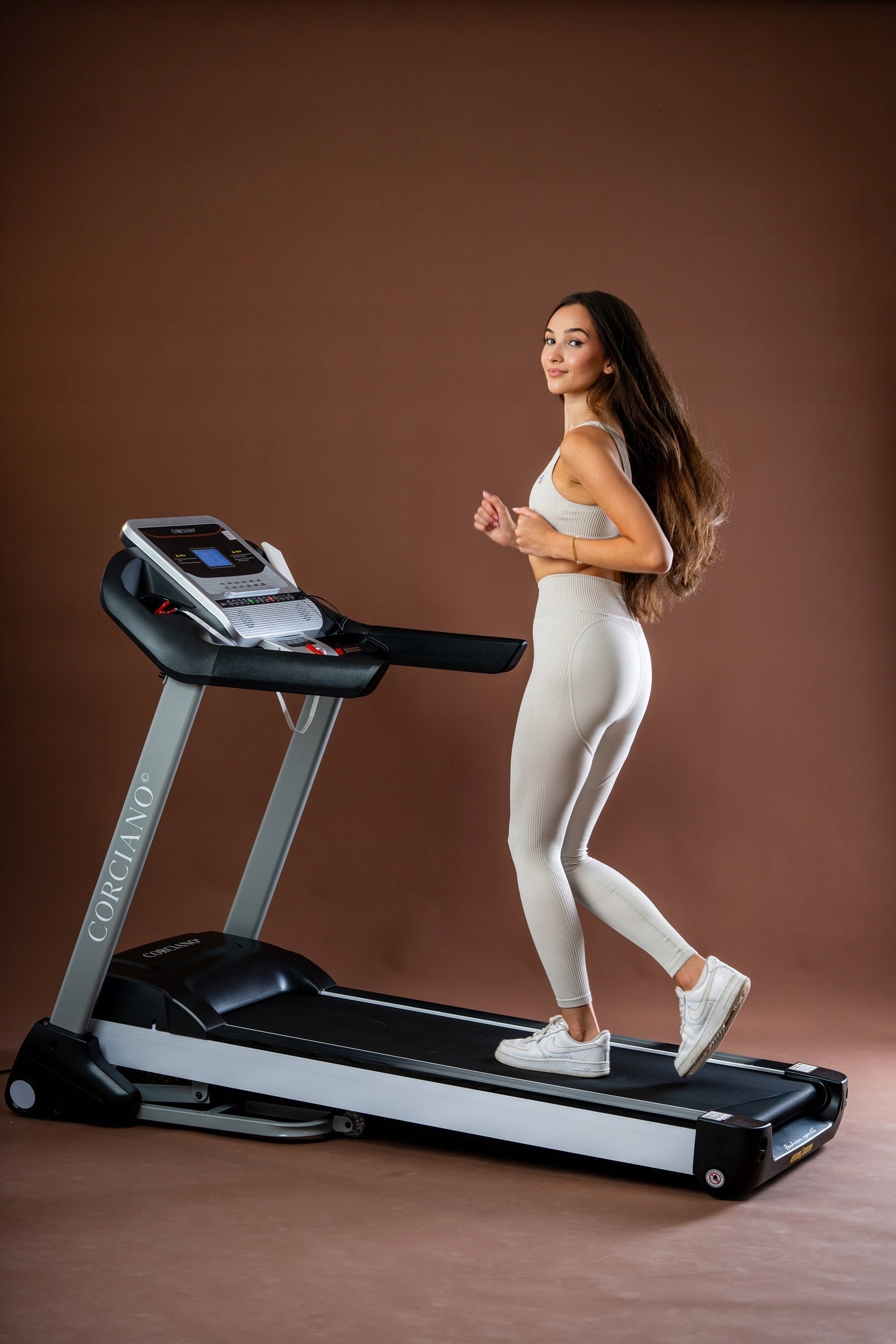 Electric treadmill Grande Corciano 20km/h 130kg Home Folding Auto lift Brand Corciano