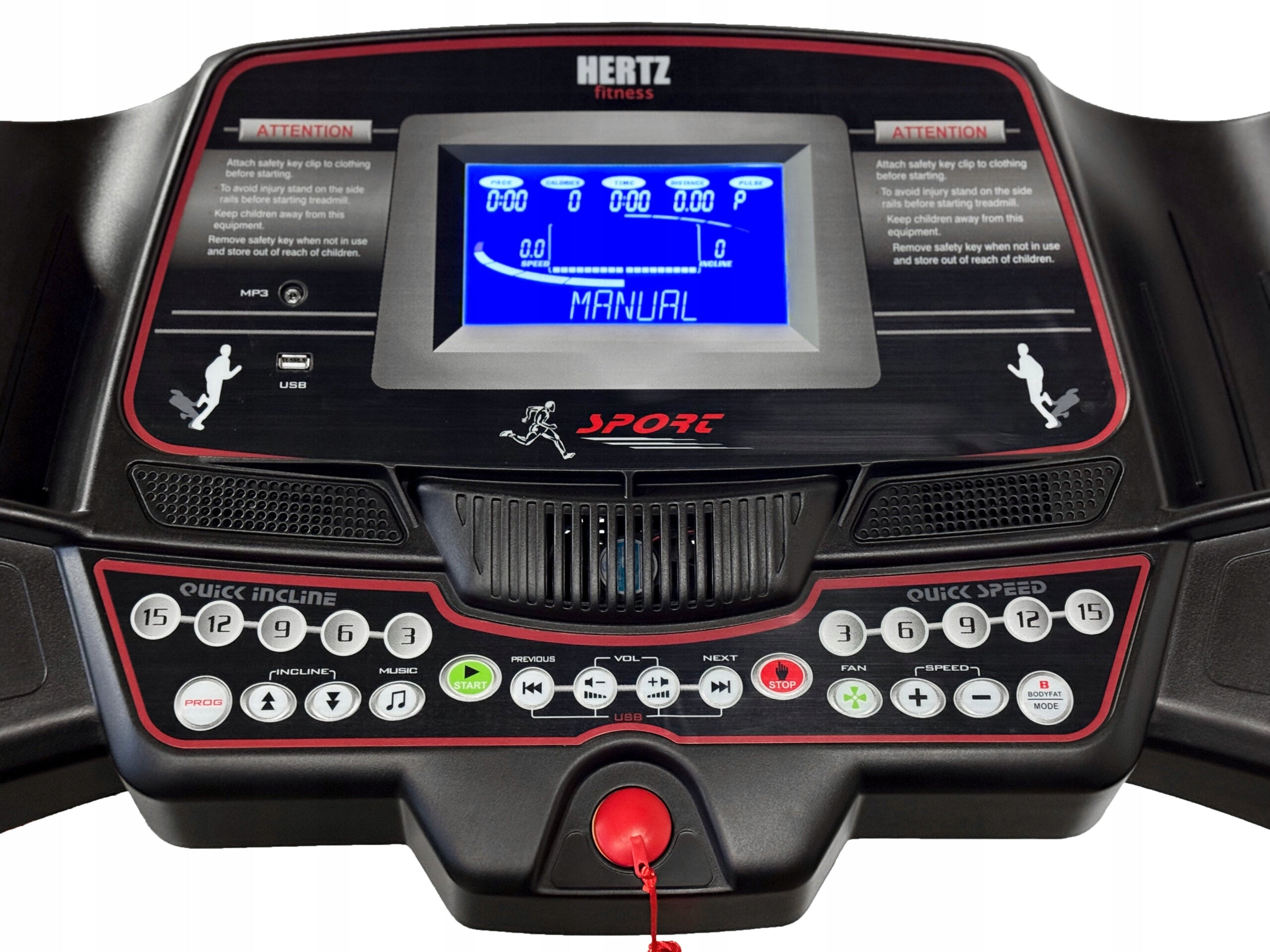 Electric treadmill HERTZ-FITNESS Speed Pro Brand Hertz