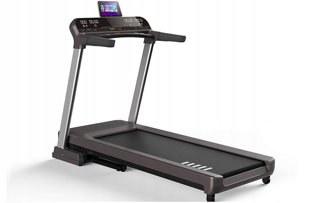 Electric treadmill HERTZ Prestige Measurements training duration pulse distance burned calories speed