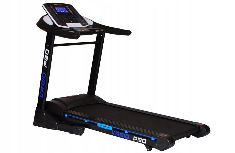 Electric treadmill HERTZ Vario Pro Measurements training duration pulse distance burned calories speed