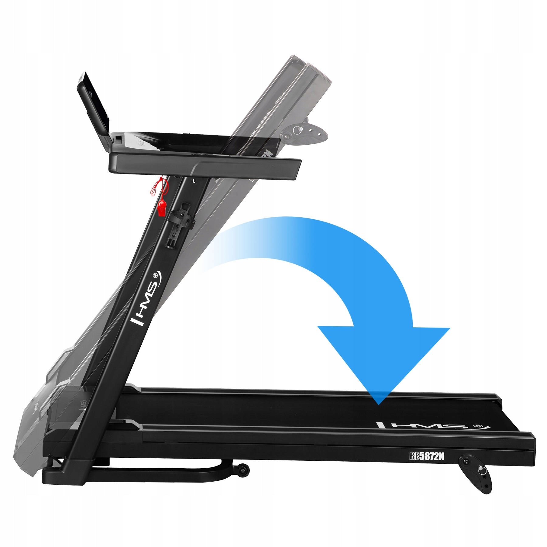 Electric treadmill HMS BE5872N up to 100 kg Kind electric