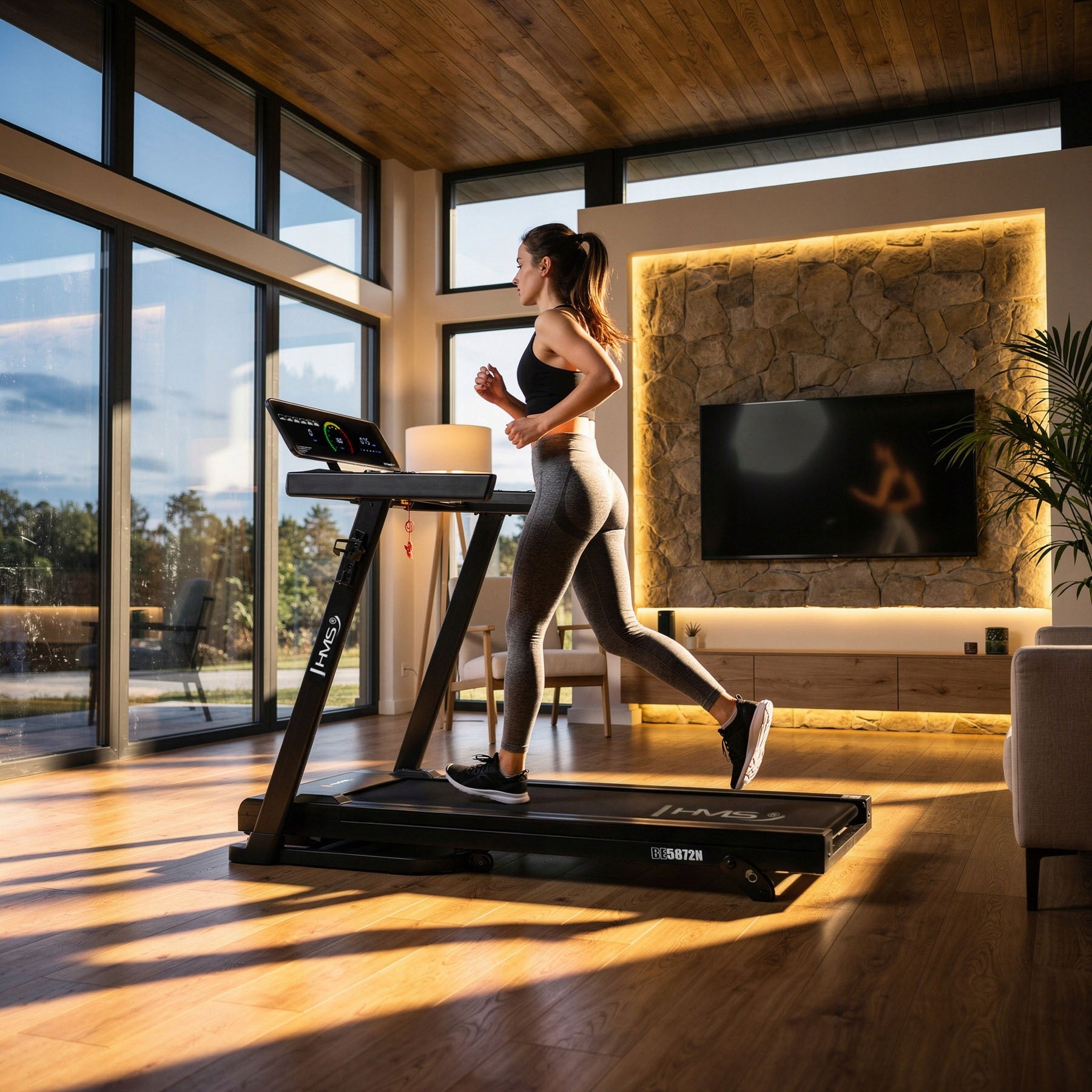 Electric treadmill HMS BE5872N up to 100 kg Manufacturer code 17-19-034