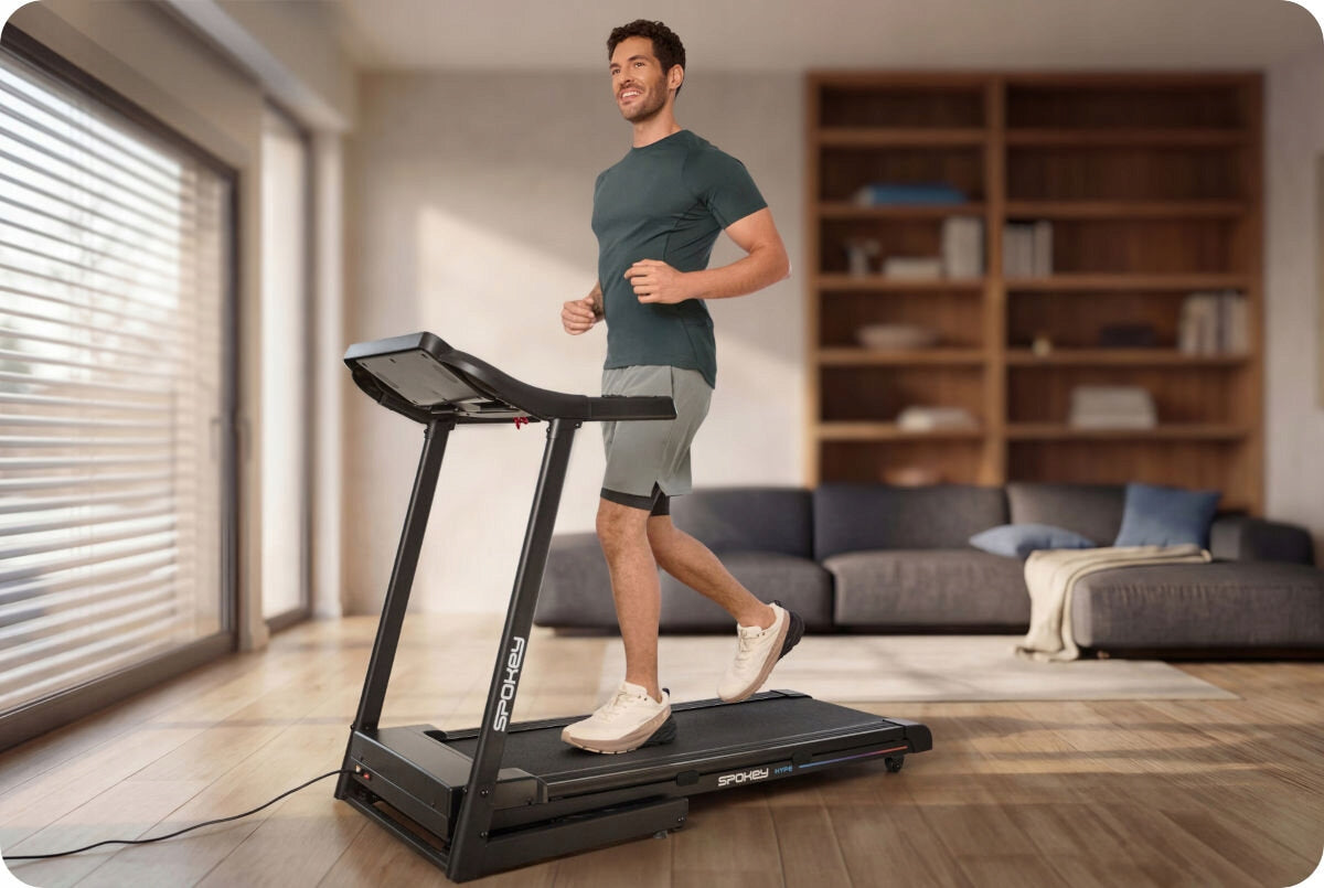 Electric treadmill SPOKEY Hype 1305W 14km/h Brand Spokey