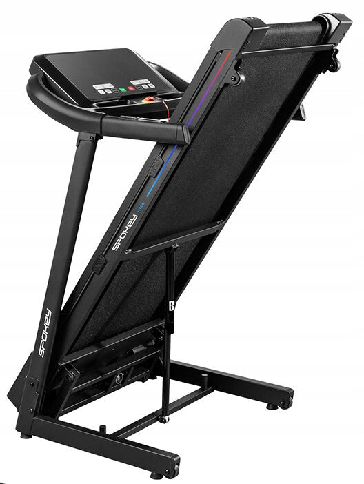 Electric treadmill SPOKEY Hype 1305W 14km/h Measurements training duration pulse distance burned calories speed