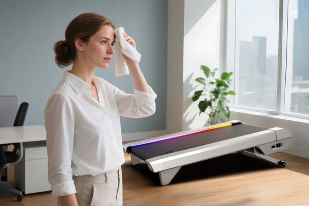Electric treadmill Urevo Urevo CyberPad OFFICE 2, 14% 6KM/H, Silver Maximum user weight 136 kg