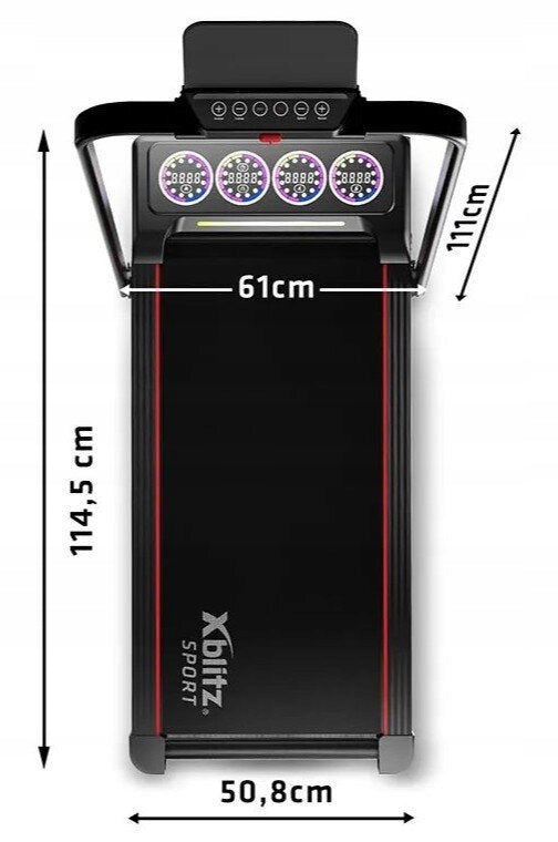 Electric treadmill XBLITZ X-Runner 2 1838W 12km/h EAN (GTIN) 5902479679549