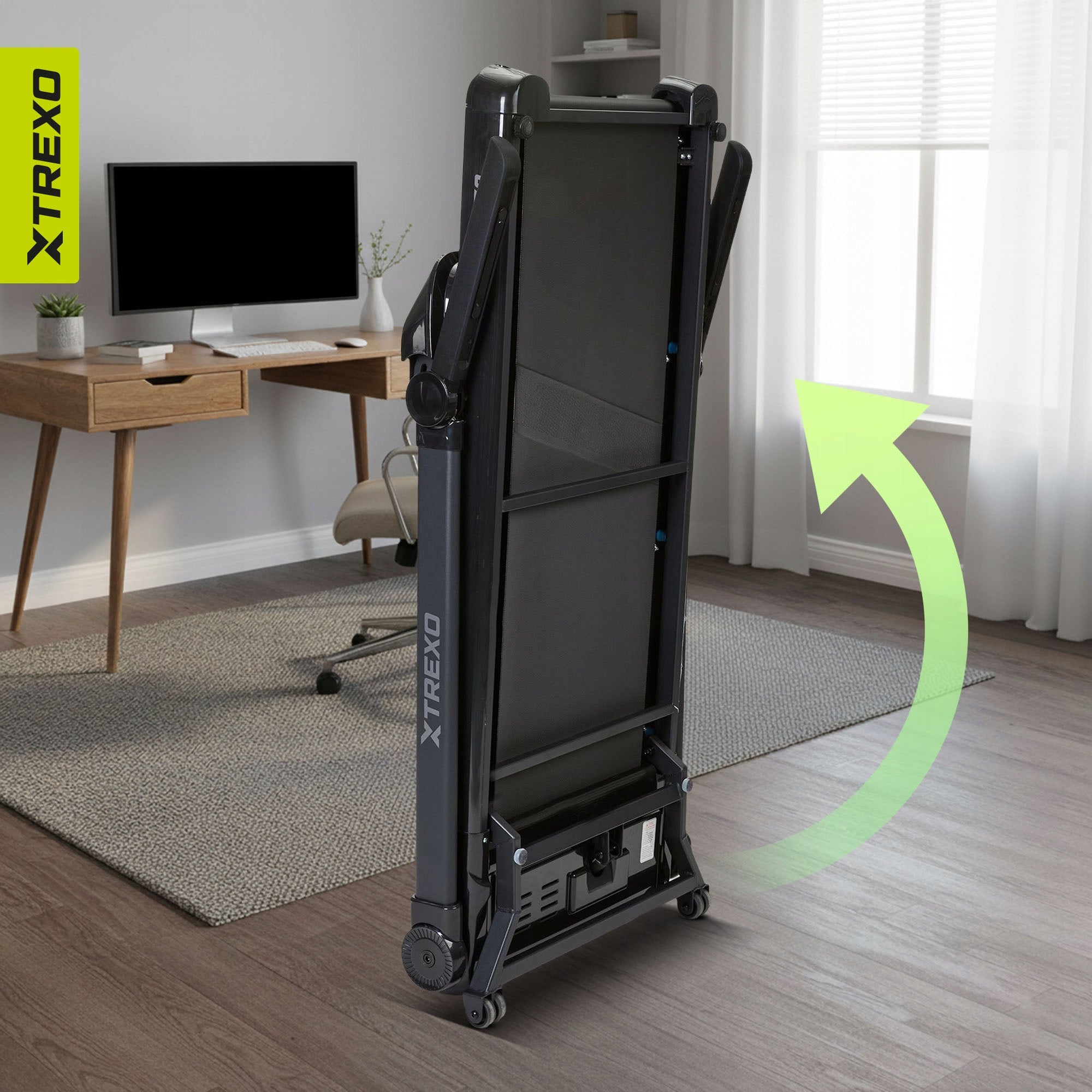 Electric treadmill XTREXO TXO-X250-B FOLDING ANGLE ADJUSTMENT 1-16 km/h Manufacturer code TXO-X250-B TXO-B4W013-B