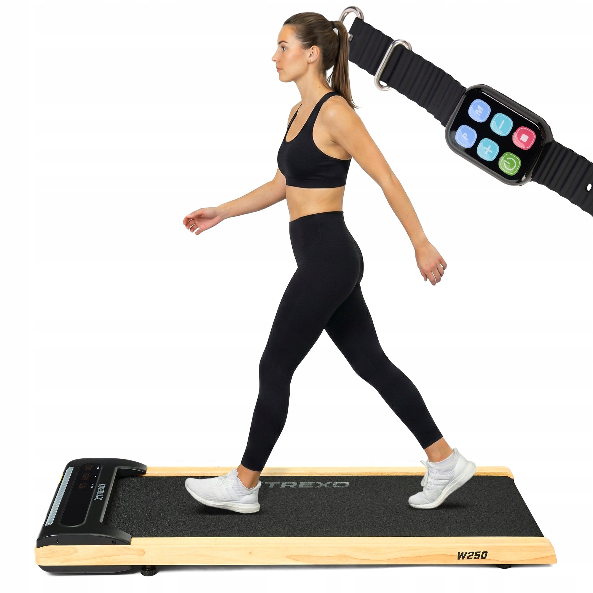 Electric treadmill XTREXO W250 Home Training Under bed walking pad