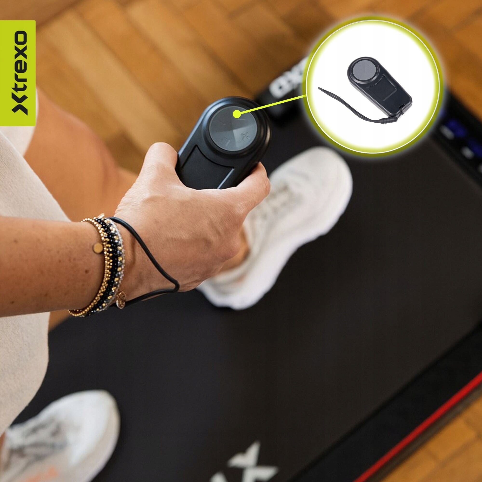Electric treadmill XTREXO Walking Pad W200 105x55x18 Home 1-5 km/h Maximum user weight 100 kg