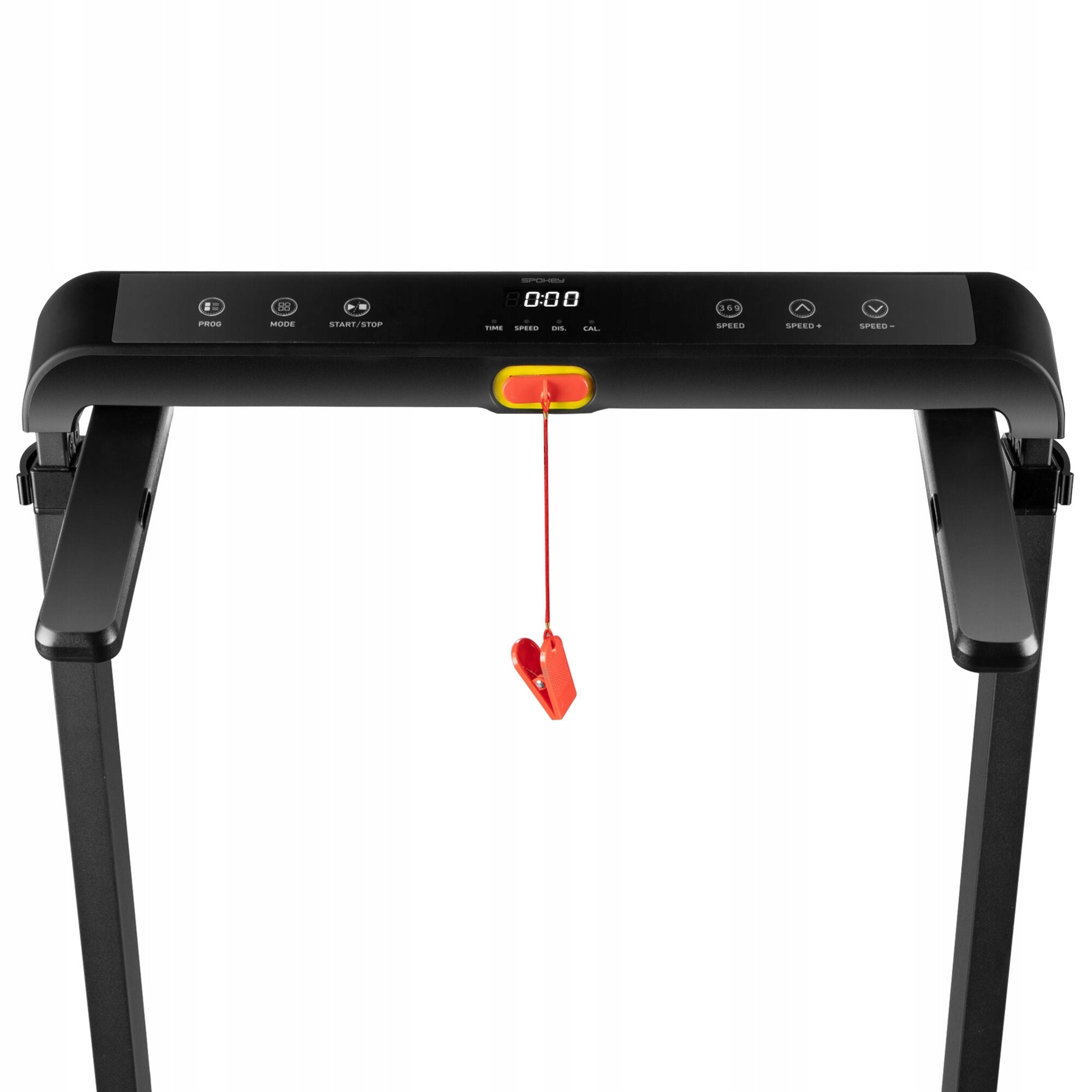 Electric treadmill folding 14 km/h LCD LED display quiet with watch Maximum user weight 100 kg
