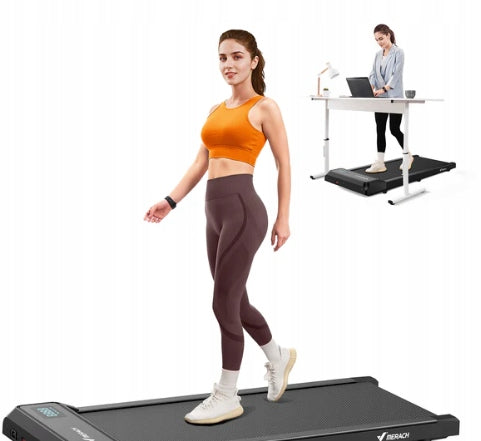 Electric treadmill for home work under desk Merach display remote control app