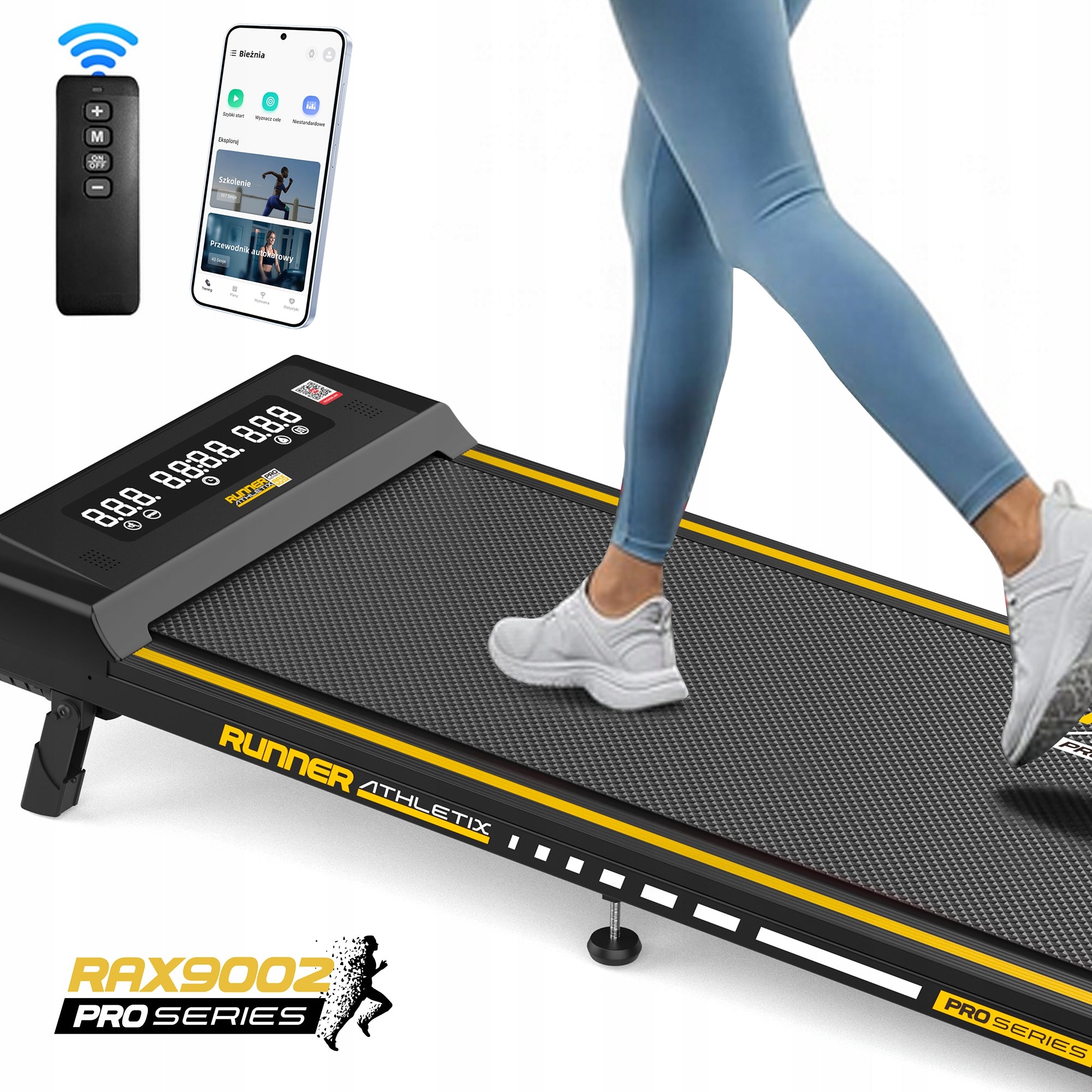 Electric treadmill for walking home under the bed Walkingpad 12km/h RAX9002 Maximum user weight 120 kg