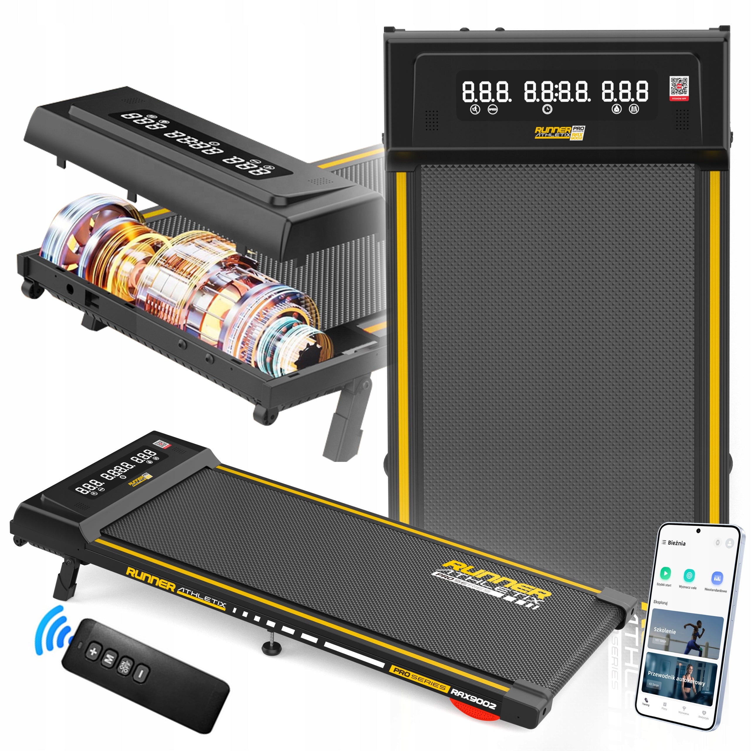 Electric treadmill for walking home under the bed Walkingpad 12km/h RAX9002