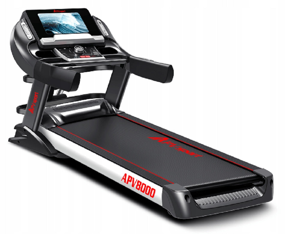 Electric treadmill, power 10HP, load180kg, v-max 25km/h, touch screen