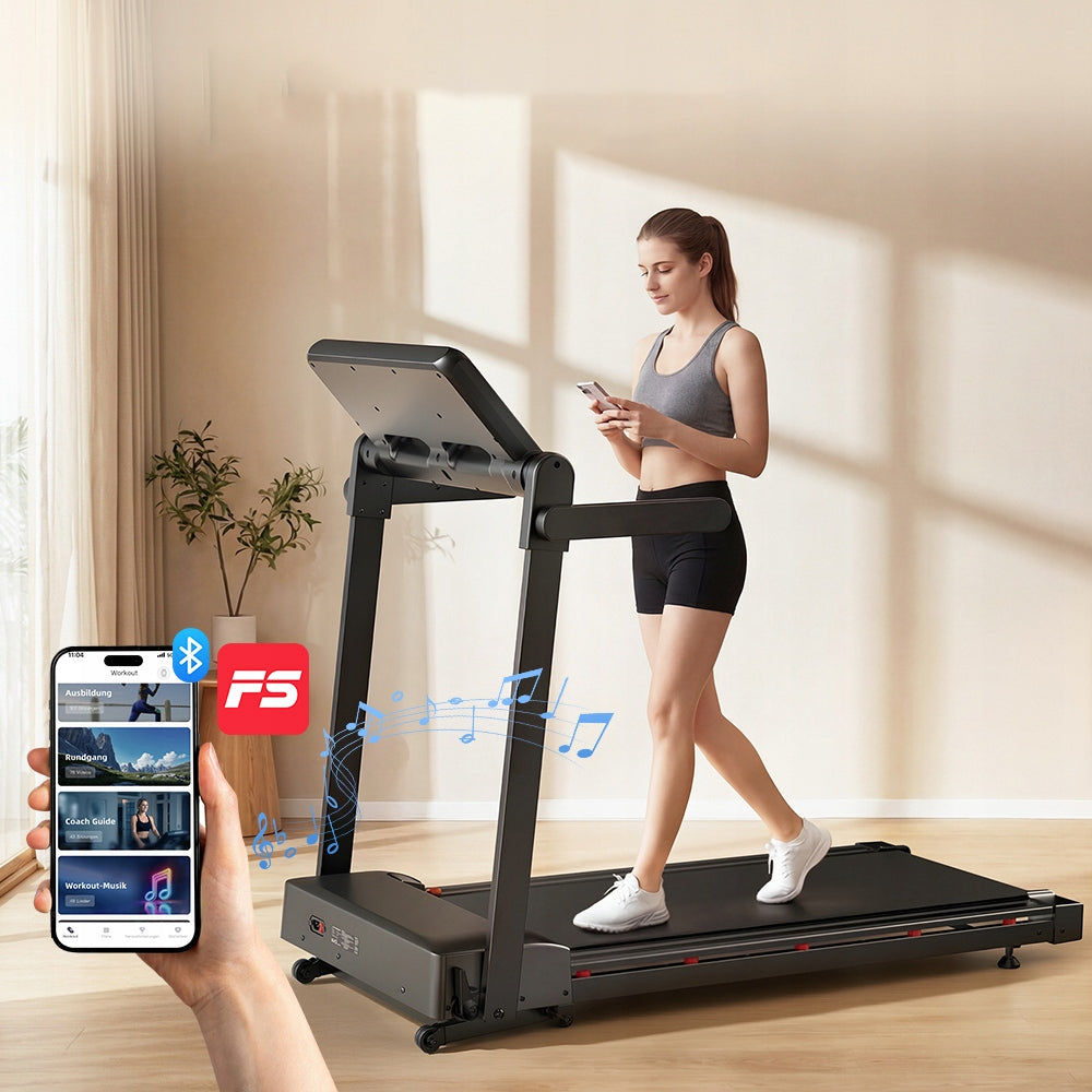 Electric treadmill strong 3HP tilt adjustment 15% APP 14km/h Brand KZYNTH